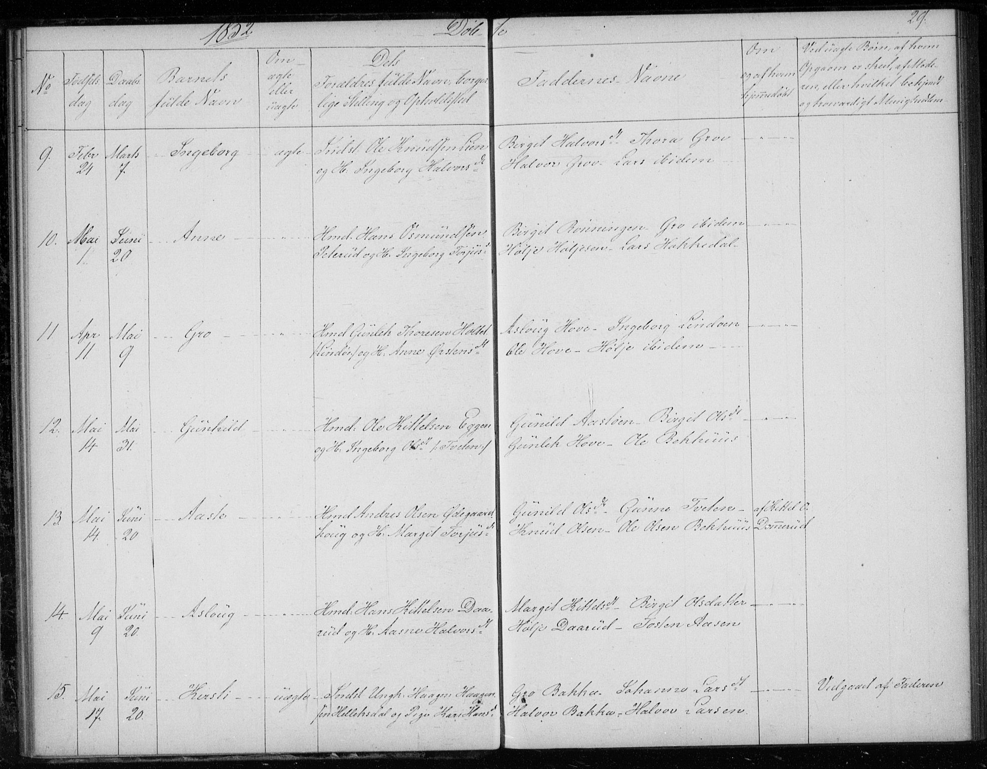 Gransherad kirkebøker, SAKO/A-267/F/Fb/L0003: Parish register (official) no. II 3, 1844-1859, p. 29