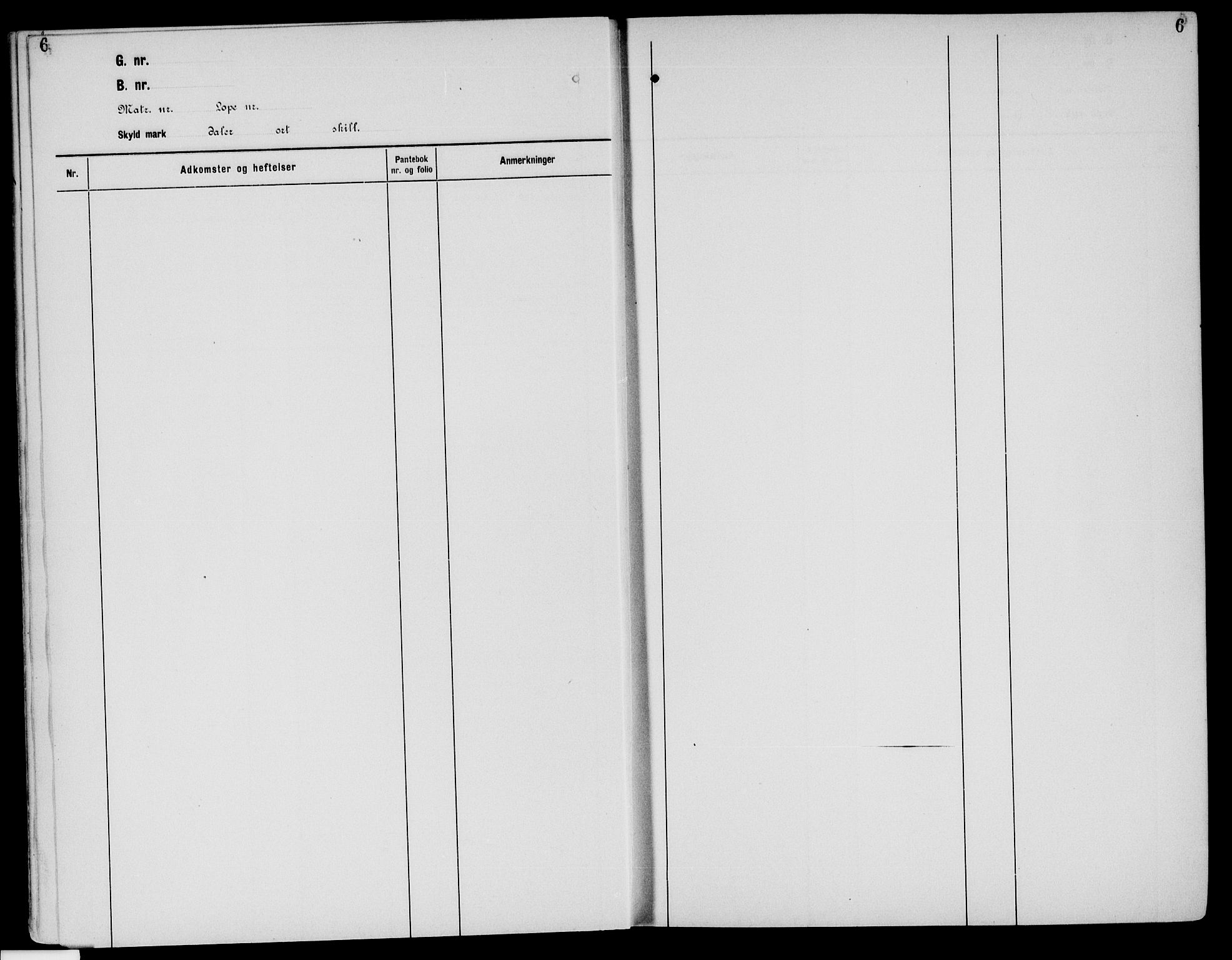Sør-Østerdal sorenskriveri, SAH/TING-018/H/Ha/Haa/L0031: Mortgage register no. 13, 1922-1954, p. 6