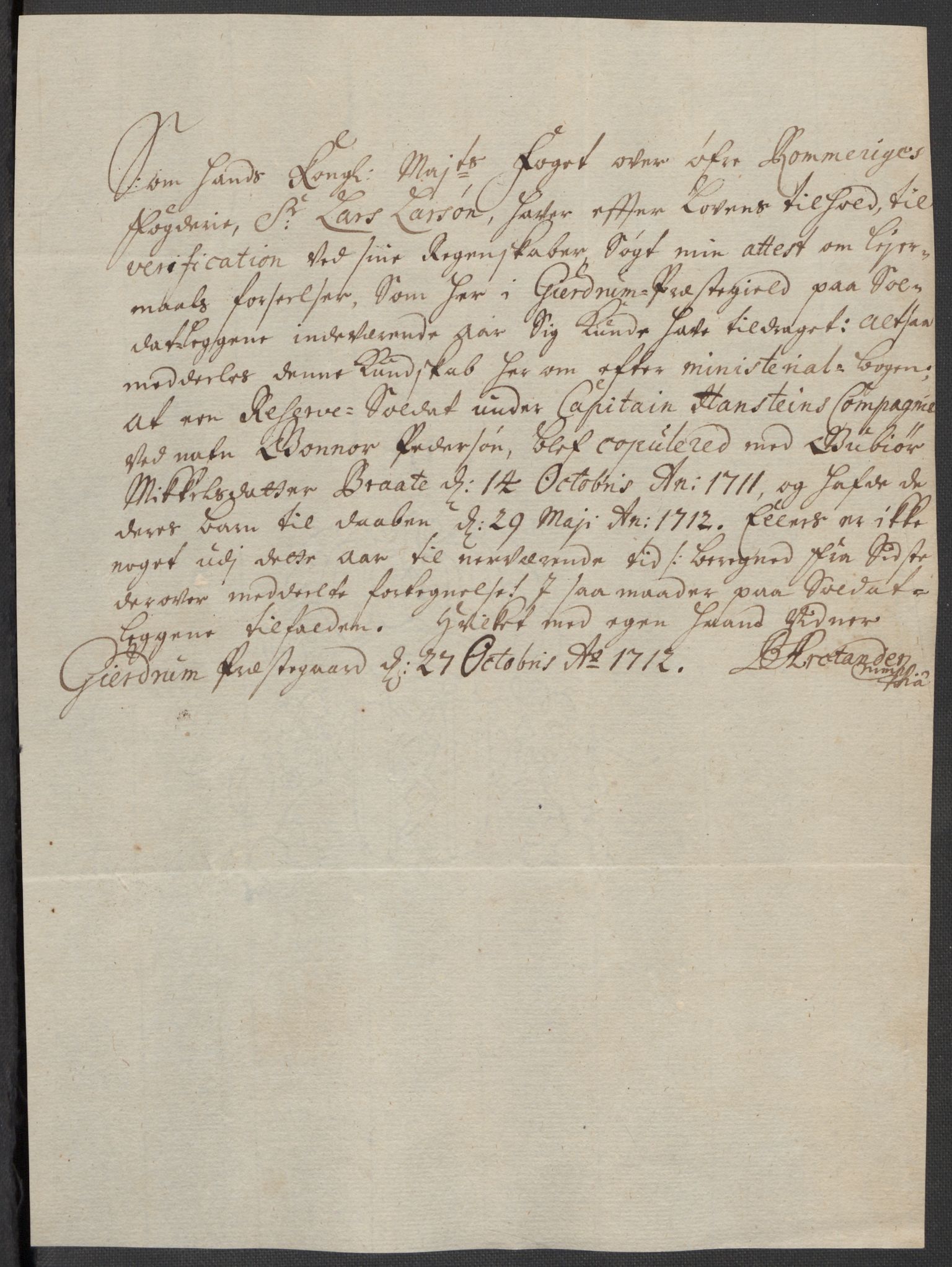 Rentekammeret inntil 1814, Reviderte regnskaper, Fogderegnskap, AV/RA-EA-4092/R12/L0722: Fogderegnskap Øvre Romerike, 1712, p. 221