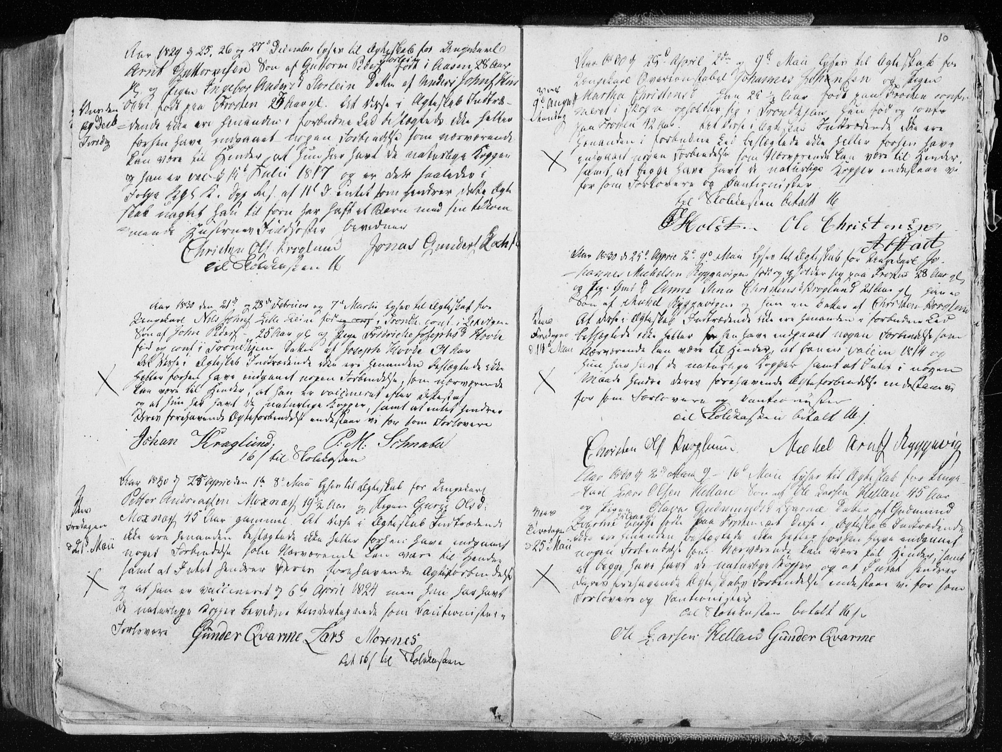 Ministerialprotokoller, klokkerbøker og fødselsregistre - Nord-Trøndelag, SAT/A-1458/713/L0114: Parish register (official) no. 713A05, 1827-1839, p. 10