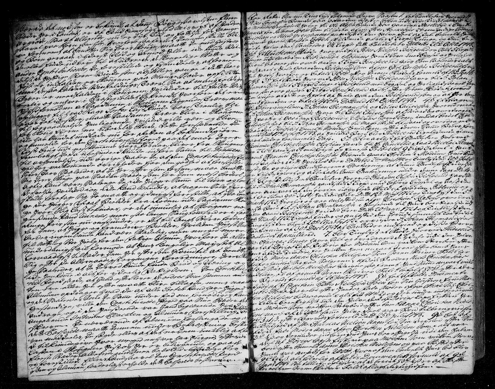 Eiker, Modum og Sigdal sorenskriveri, SAKO/A-123/F/Fa/Fac/L0003: Tingbok, 1748-1751, p. 2