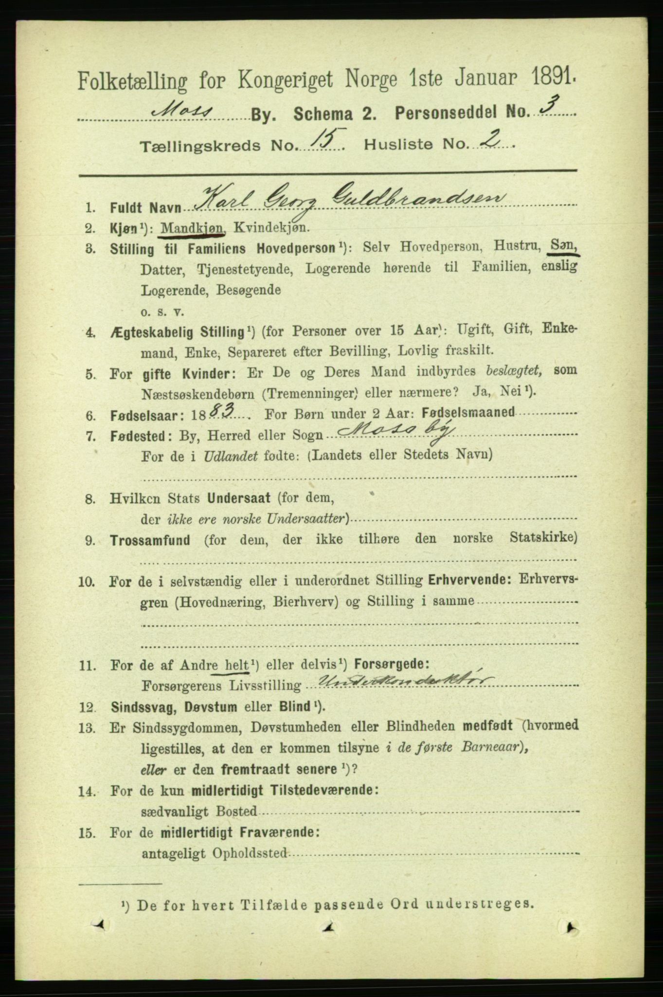 RA, 1891 census for 0104 Moss, 1891, p. 7226