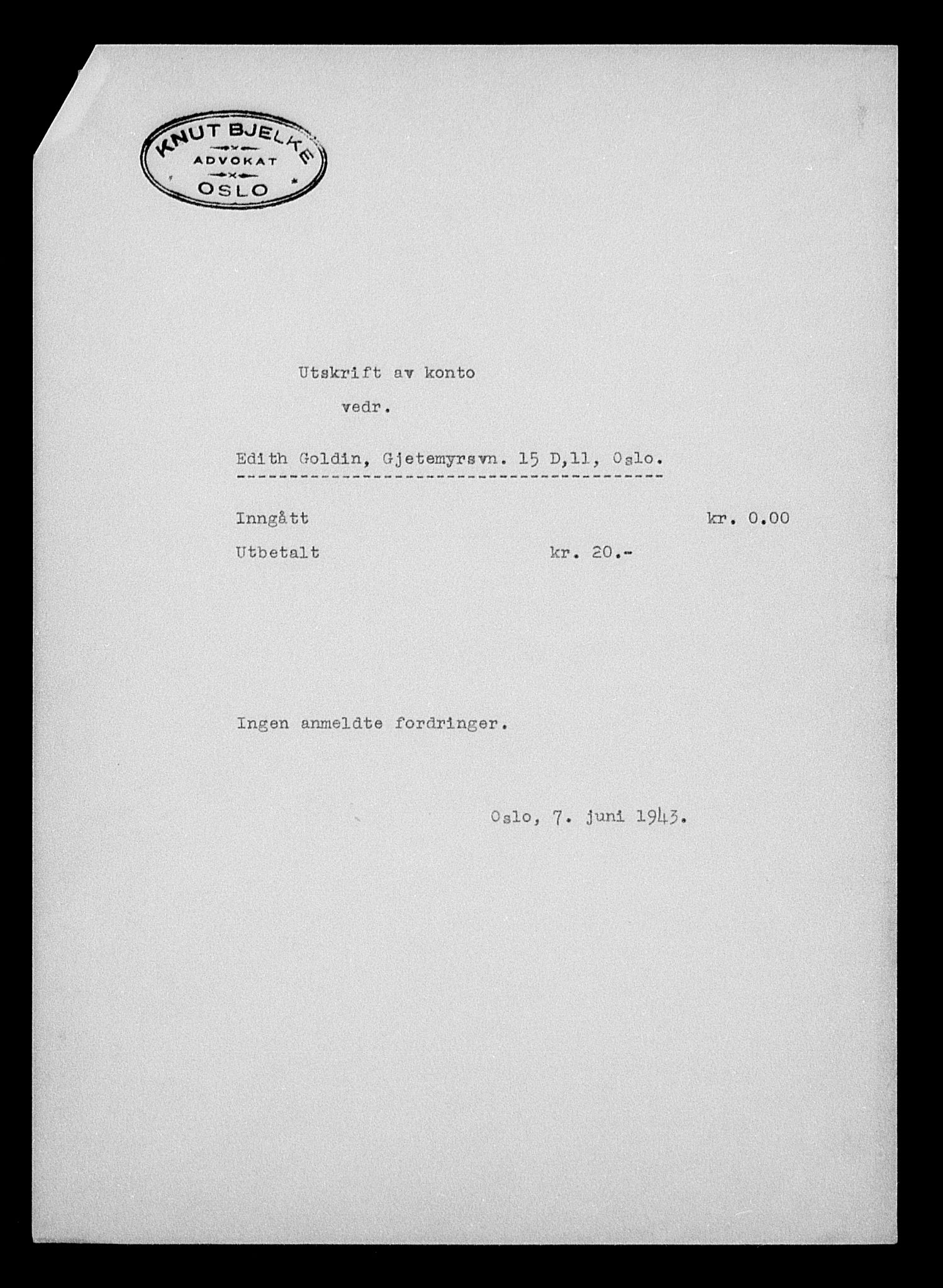 Justisdepartementet, Tilbakeføringskontoret for inndratte formuer, AV/RA-S-1564/H/Hc/Hcc/L0939: --, 1945-1947, p. 457