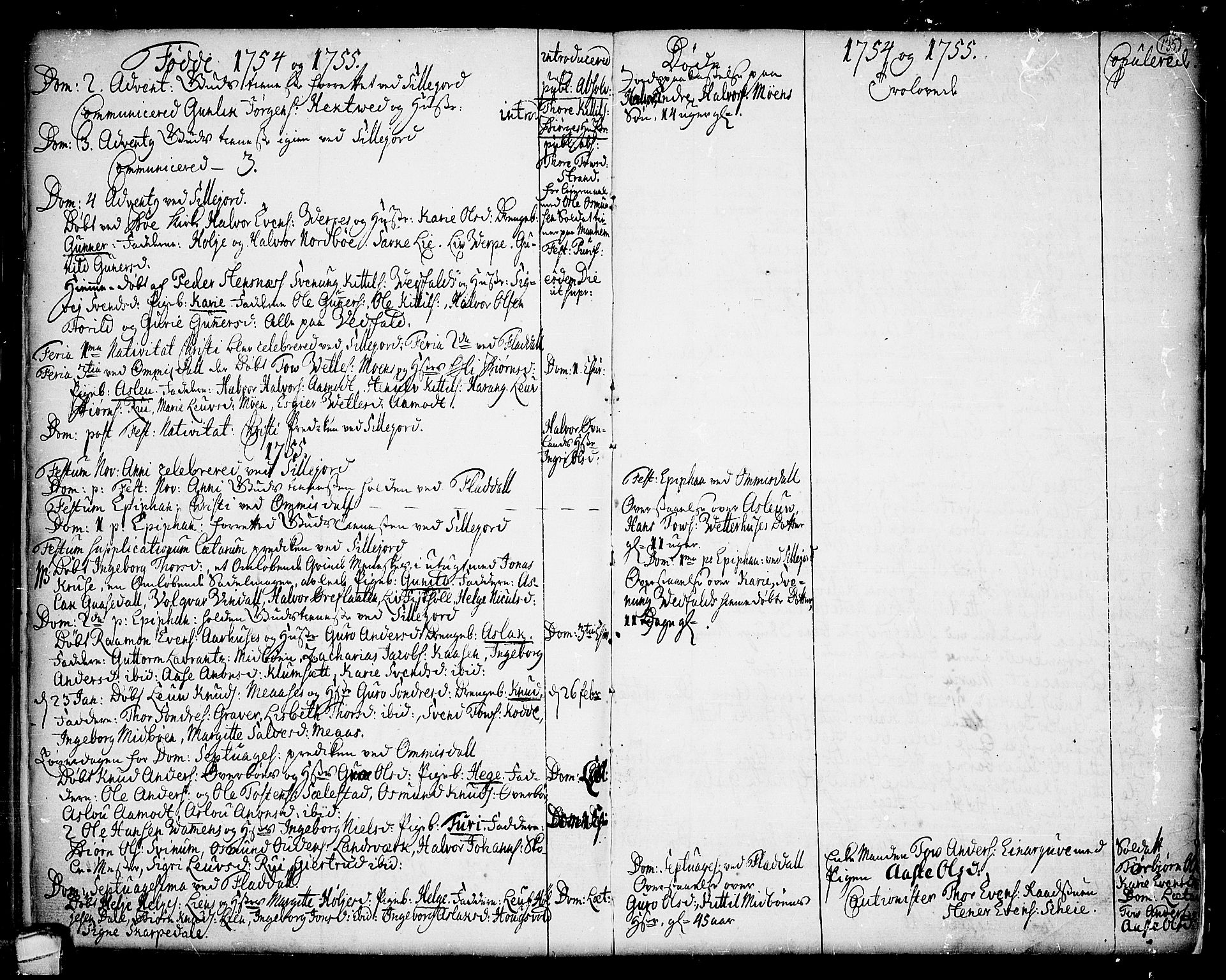 Seljord kirkebøker, SAKO/A-20/F/Fa/L0006: Parish register (official) no. I 6, 1744-1755, p. 135