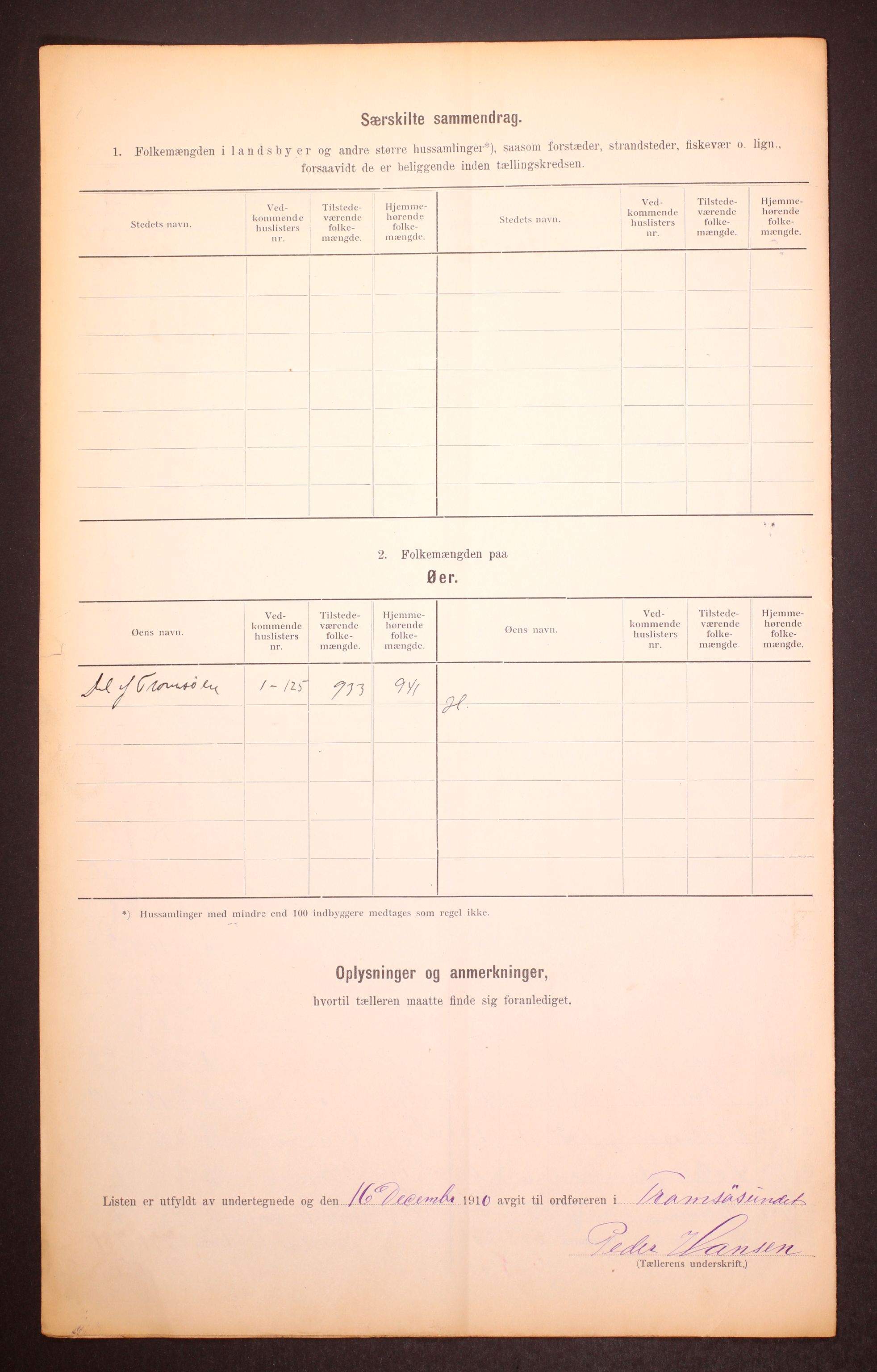 RA, 1910 census for Tromsøysund, 1910, p. 35