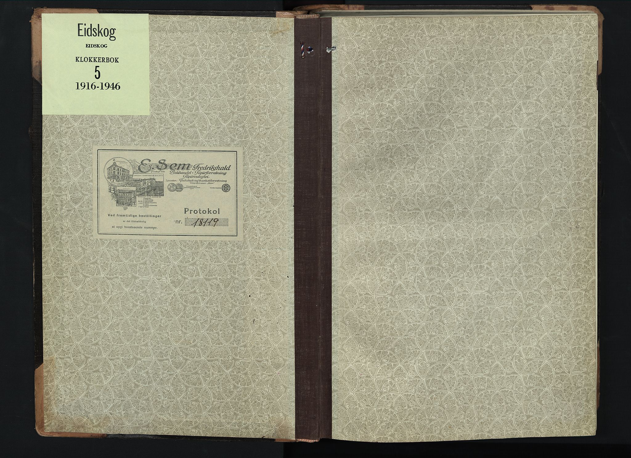 Eidskog prestekontor, SAH/PREST-026/H/Ha/Hab/L0005: Parish register (copy) no. 5, 1916-1946