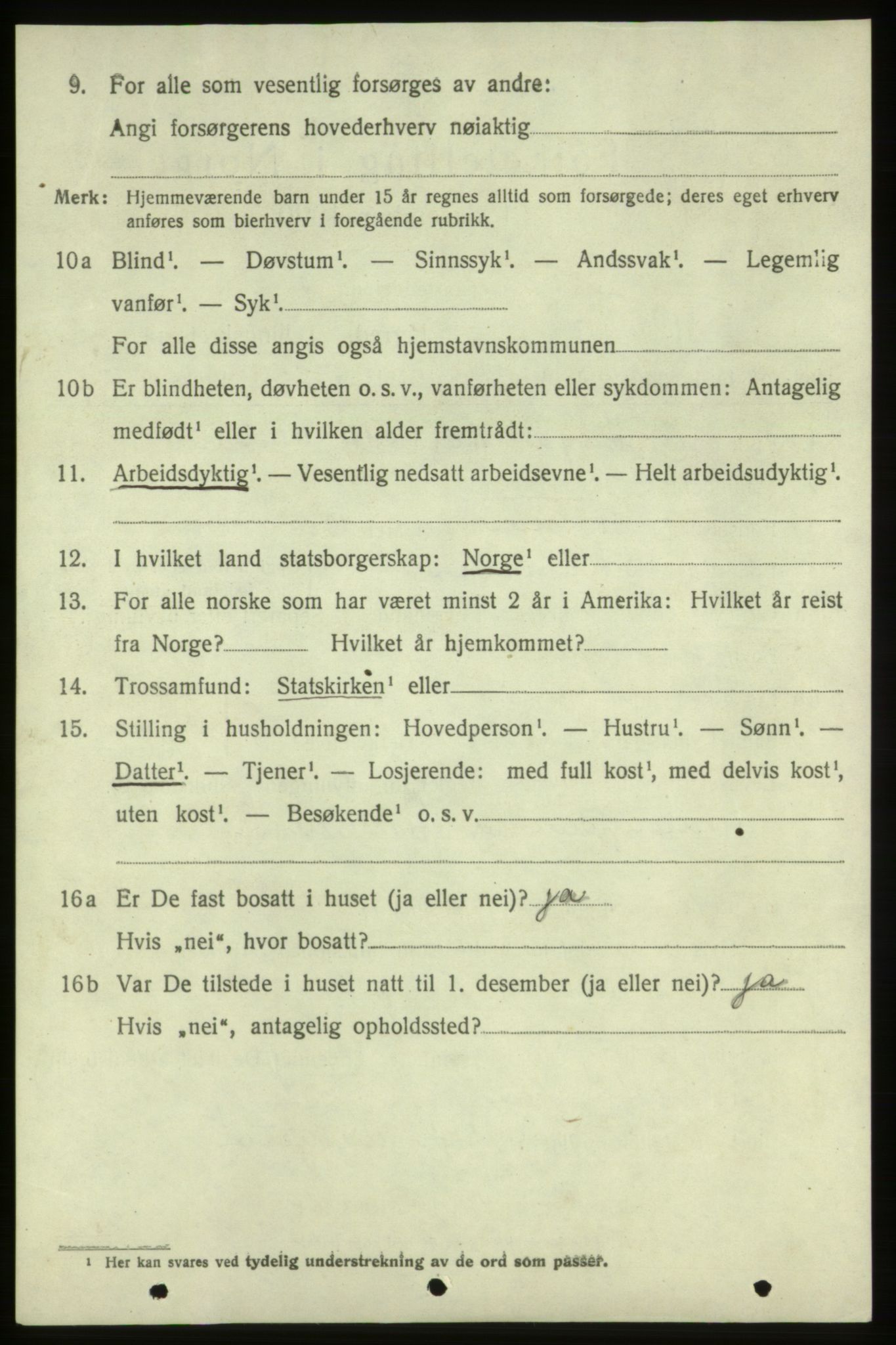 SAB, 1920 census for Skånevik, 1920, p. 2476