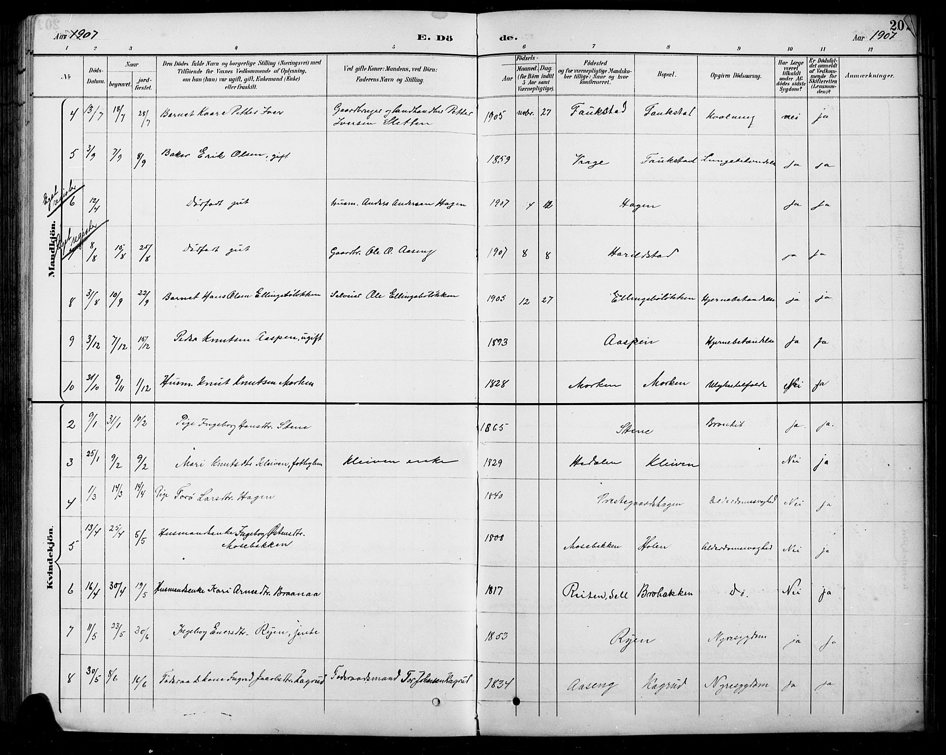 Sel prestekontor, SAH/PREST-074/H/Ha/Hab/L0005: Parish register (copy) no. 5, 1894-1923, p. 202