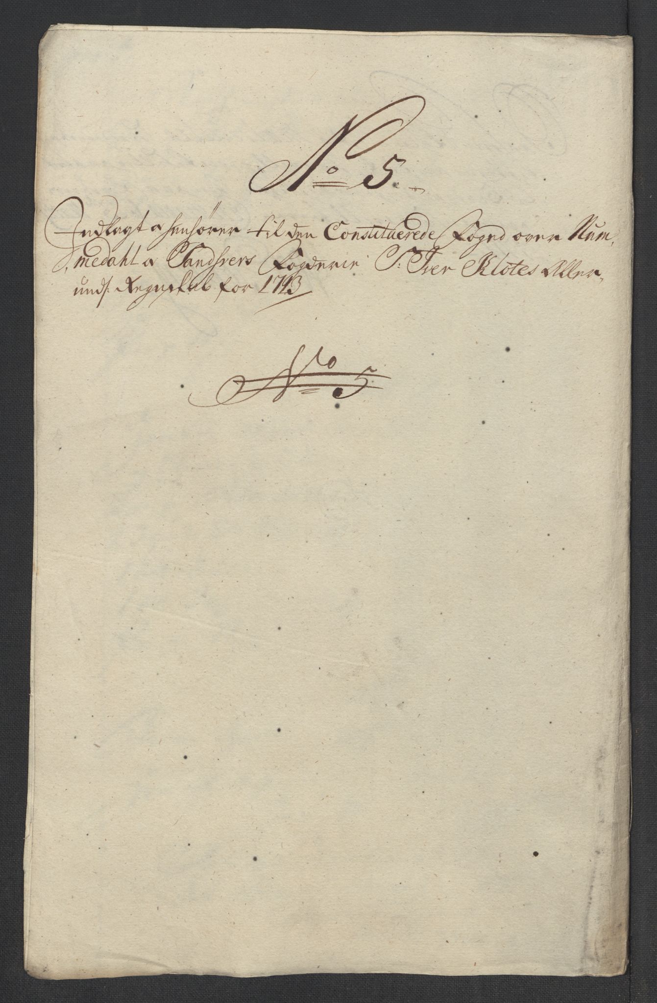 Rentekammeret inntil 1814, Reviderte regnskaper, Fogderegnskap, AV/RA-EA-4092/R24/L1588: Fogderegnskap Numedal og Sandsvær, 1713, p. 253