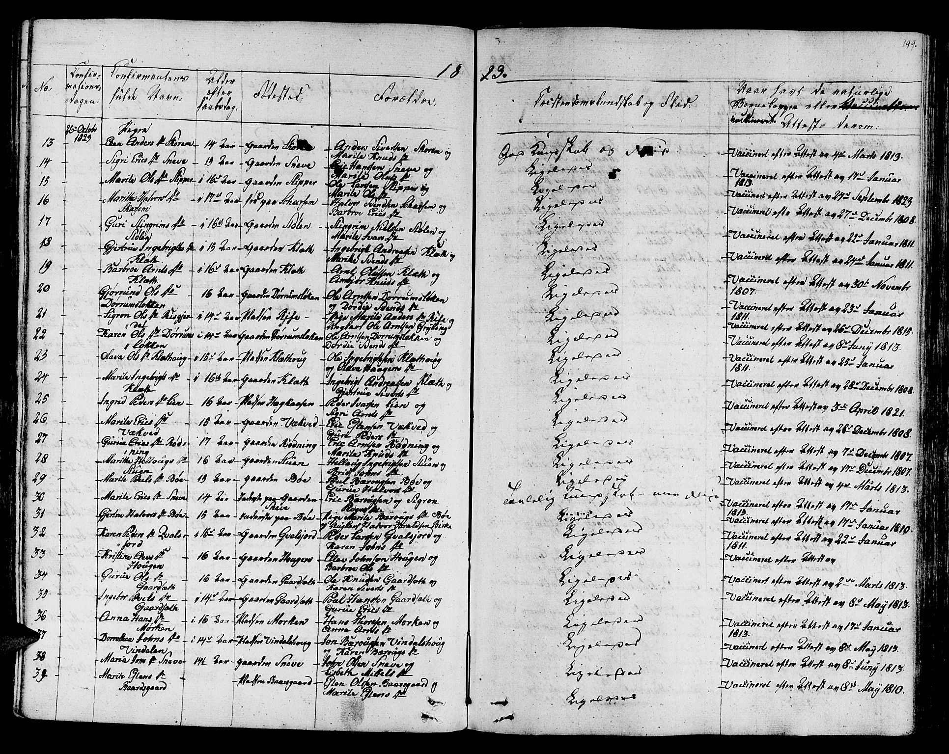 Ministerialprotokoller, klokkerbøker og fødselsregistre - Sør-Trøndelag, SAT/A-1456/678/L0897: Parish register (official) no. 678A06-07, 1821-1847, p. 199