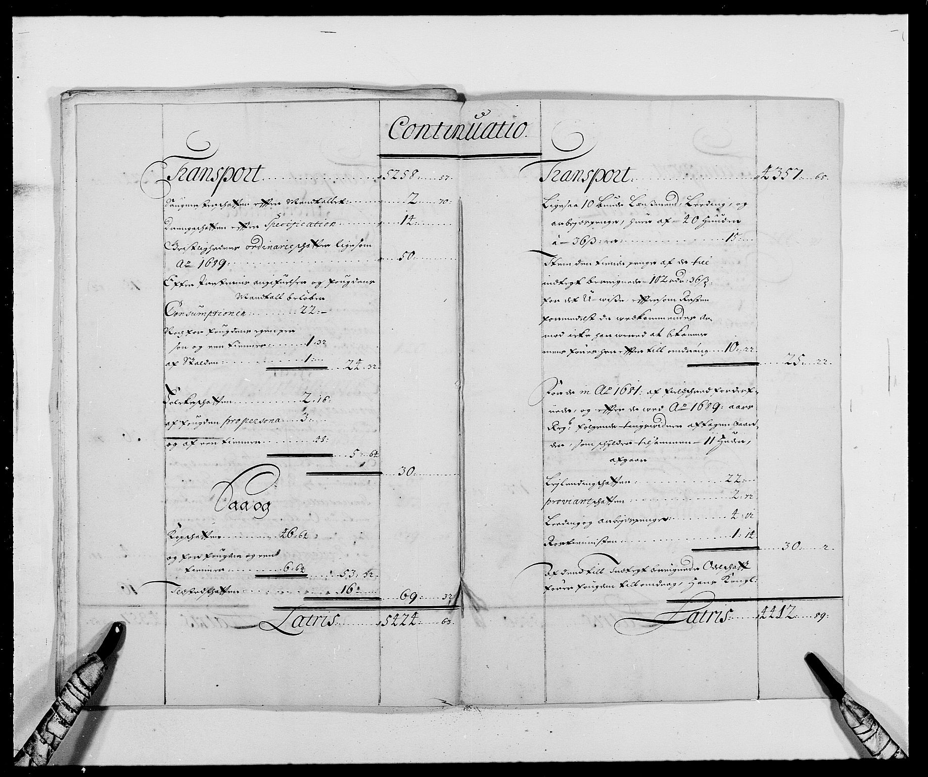 Rentekammeret inntil 1814, Reviderte regnskaper, Fogderegnskap, AV/RA-EA-4092/R40/L2442: Fogderegnskap Råbyggelag, 1689-1690, p. 150