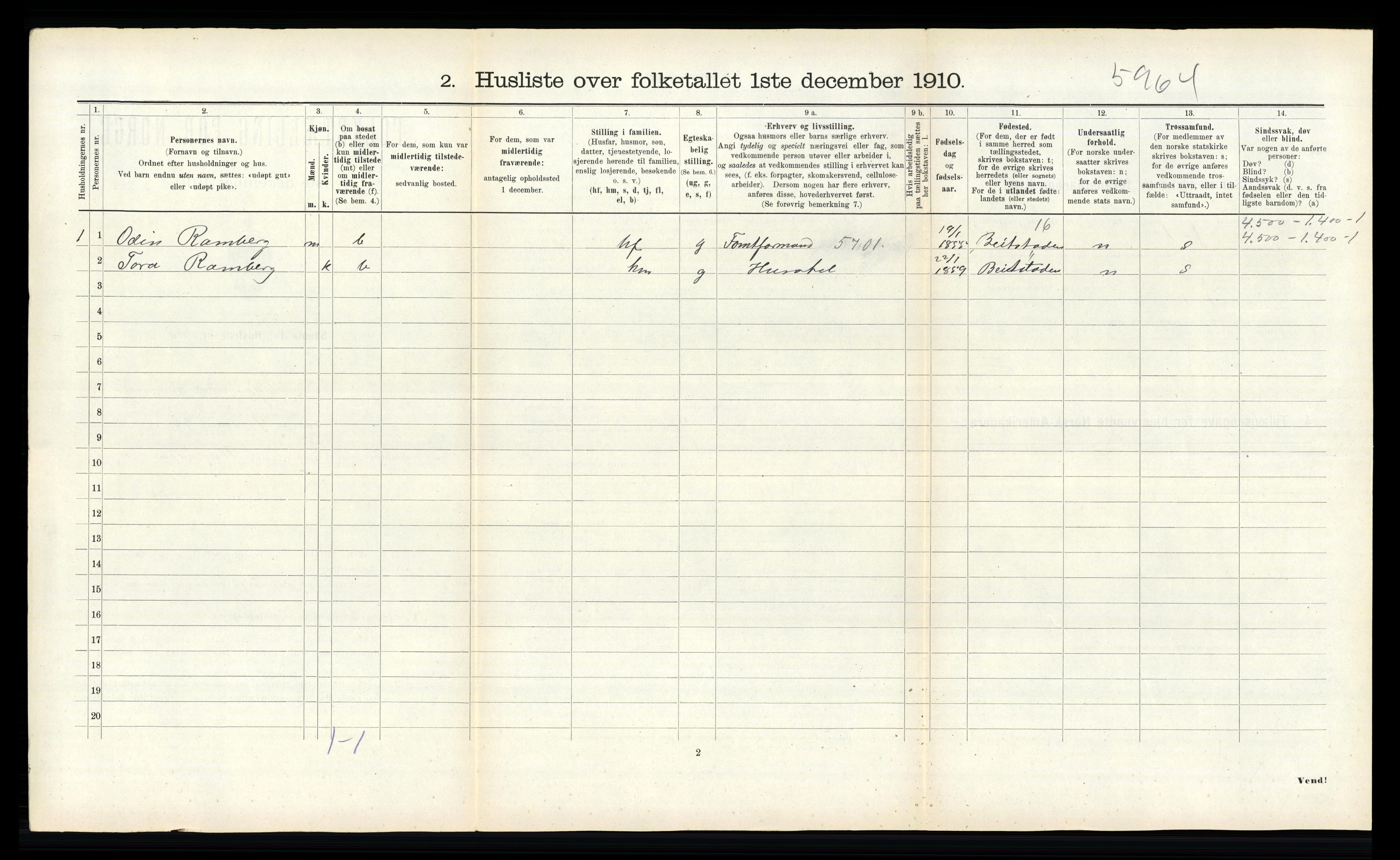 RA, 1910 census for Egge, 1910, p. 248