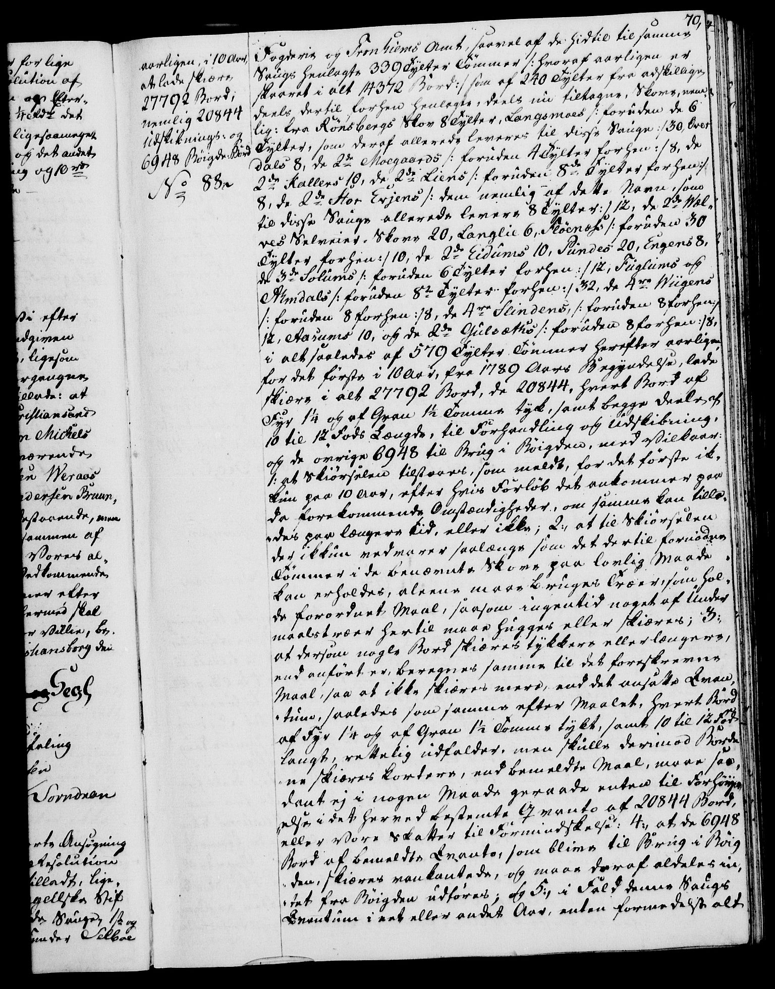 Rentekammeret, Kammerkanselliet, RA/EA-3111/G/Gg/Gga/L0015: Norsk ekspedisjonsprotokoll med register (merket RK 53.15), 1790-1791, p. 70