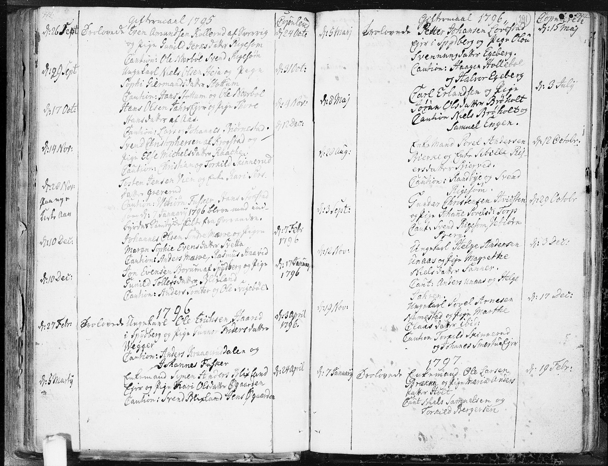 Hobøl prestekontor Kirkebøker, SAO/A-2002/F/Fa/L0001: Parish register (official) no. I 1, 1733-1814, p. 291