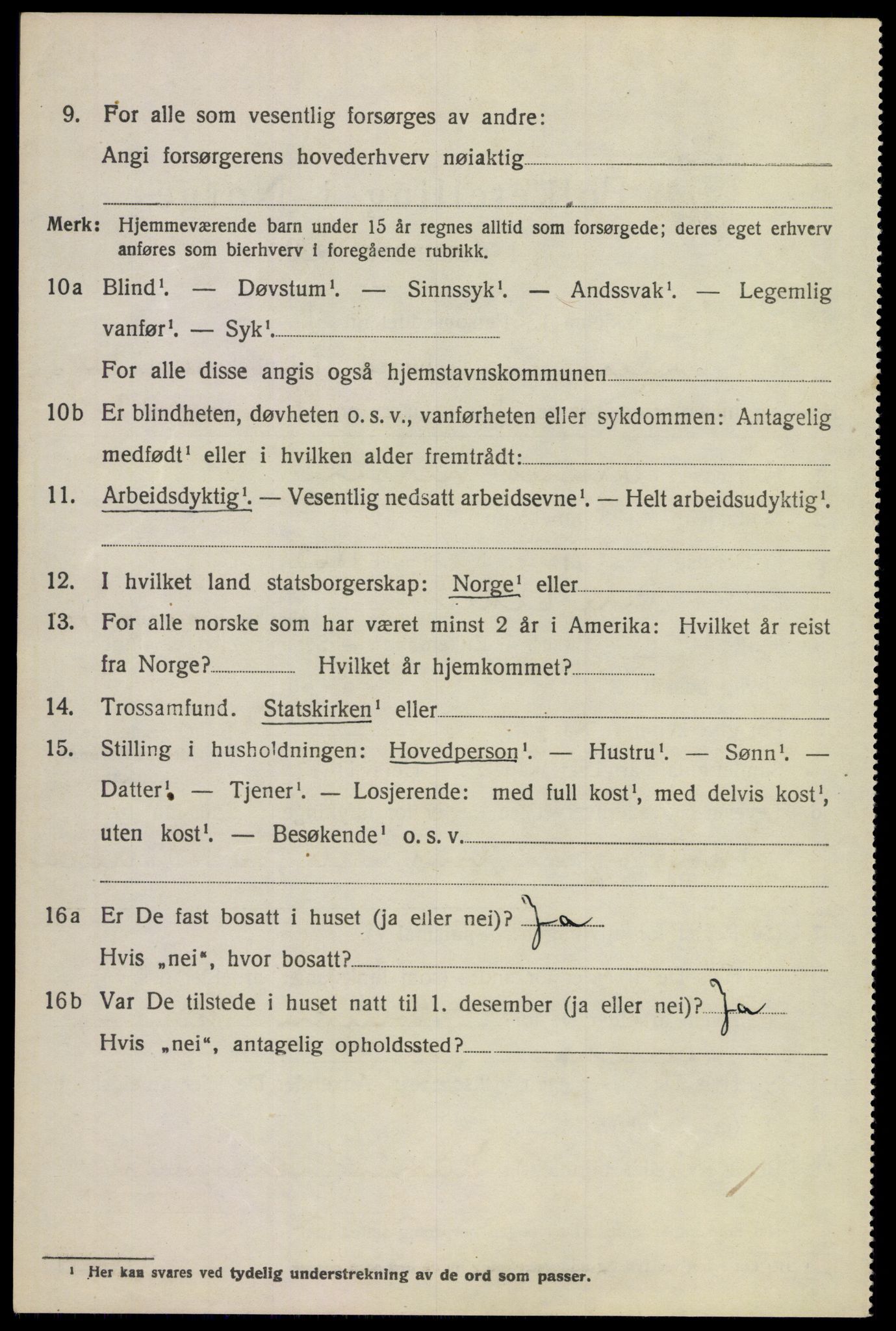 SAKO, 1920 census for Lier, 1920, p. 18499