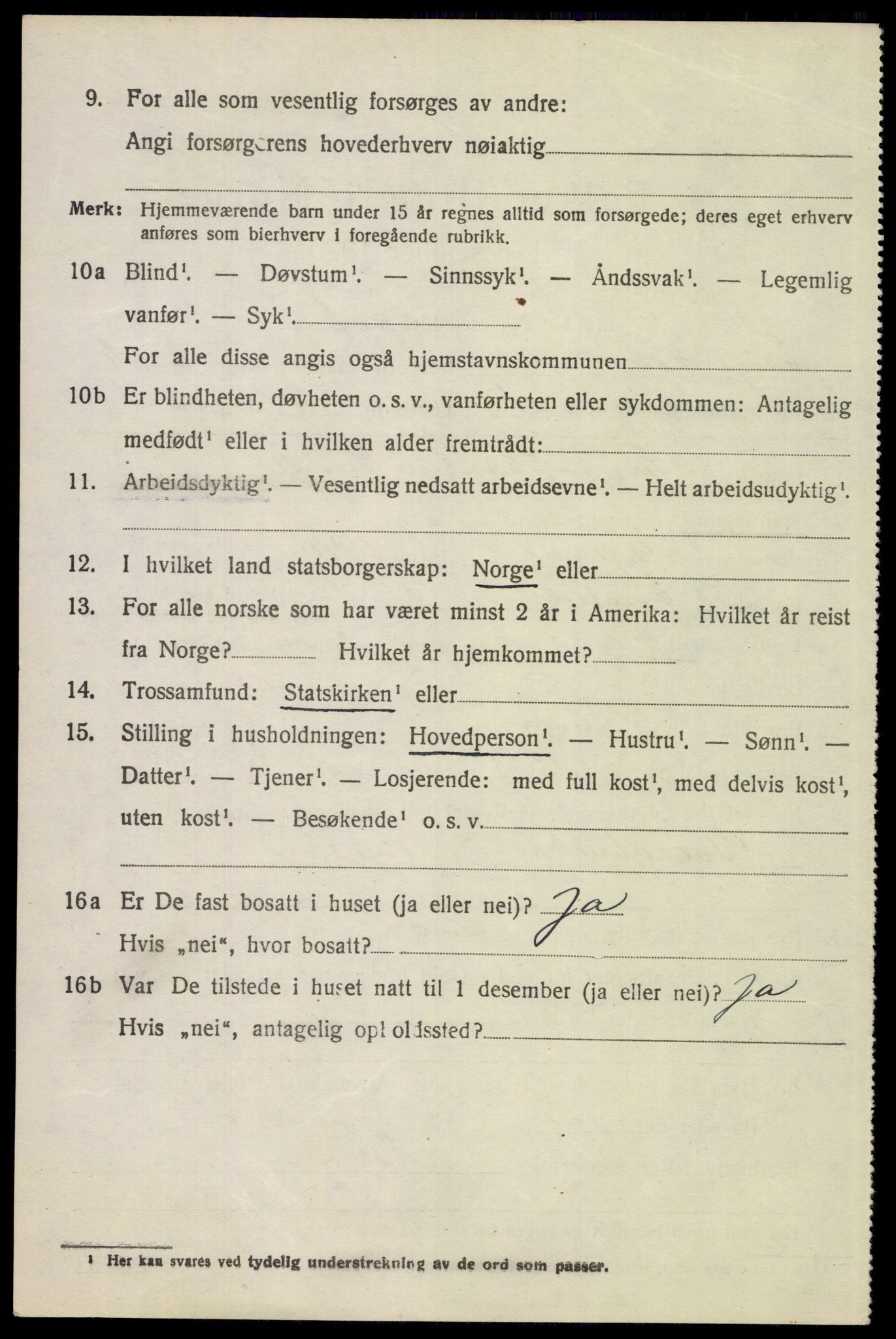 SAH, 1920 census for Engerdal, 1920, p. 2750