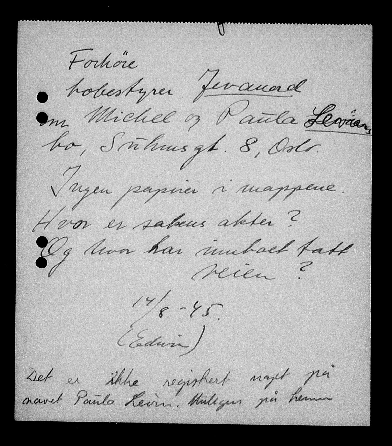 Justisdepartementet, Tilbakeføringskontoret for inndratte formuer, AV/RA-S-1564/H/Hc/Hcc/L0956: --, 1945-1947, p. 588