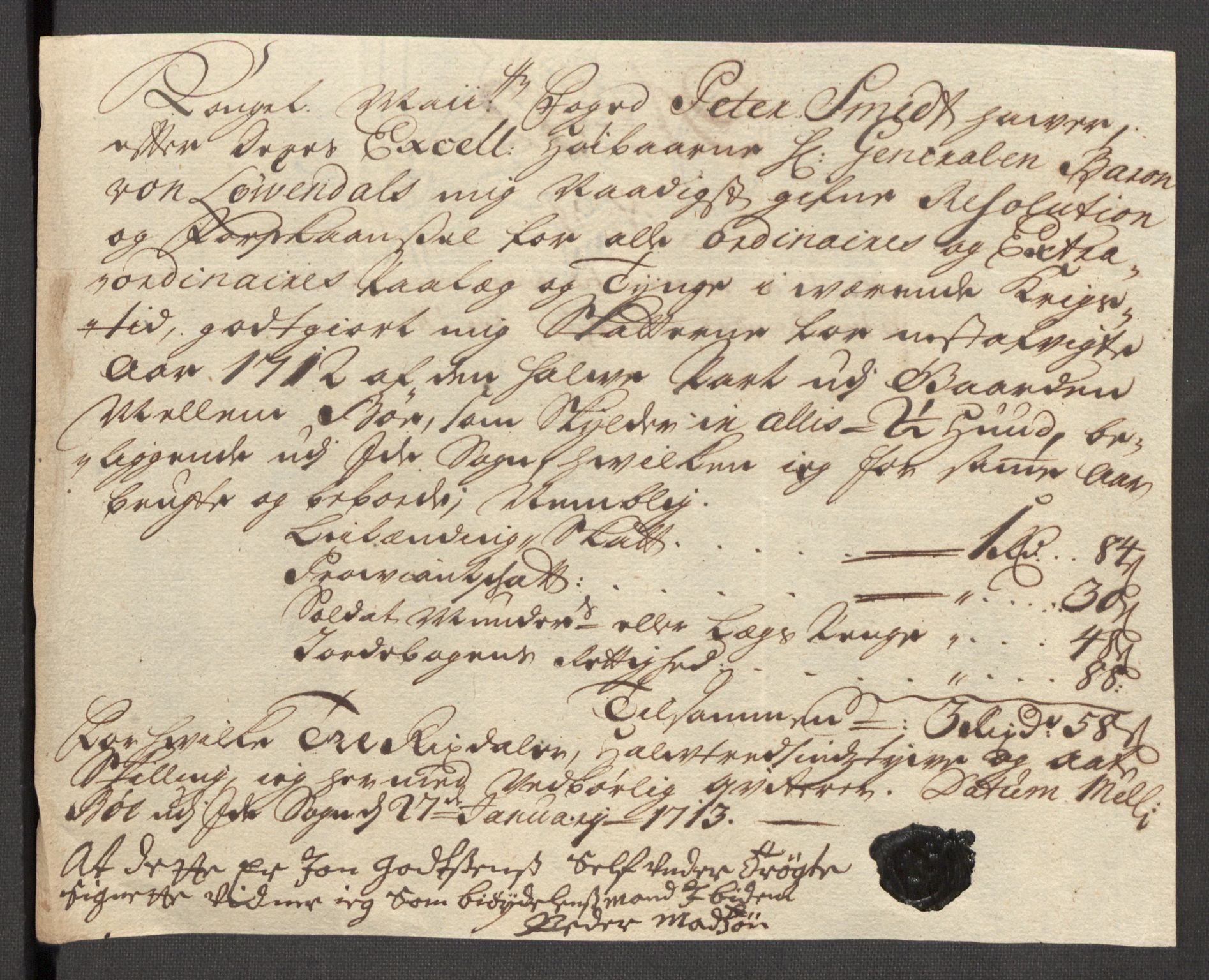 Rentekammeret inntil 1814, Reviderte regnskaper, Fogderegnskap, AV/RA-EA-4092/R01/L0021: Fogderegnskap Idd og Marker, 1712, p. 254