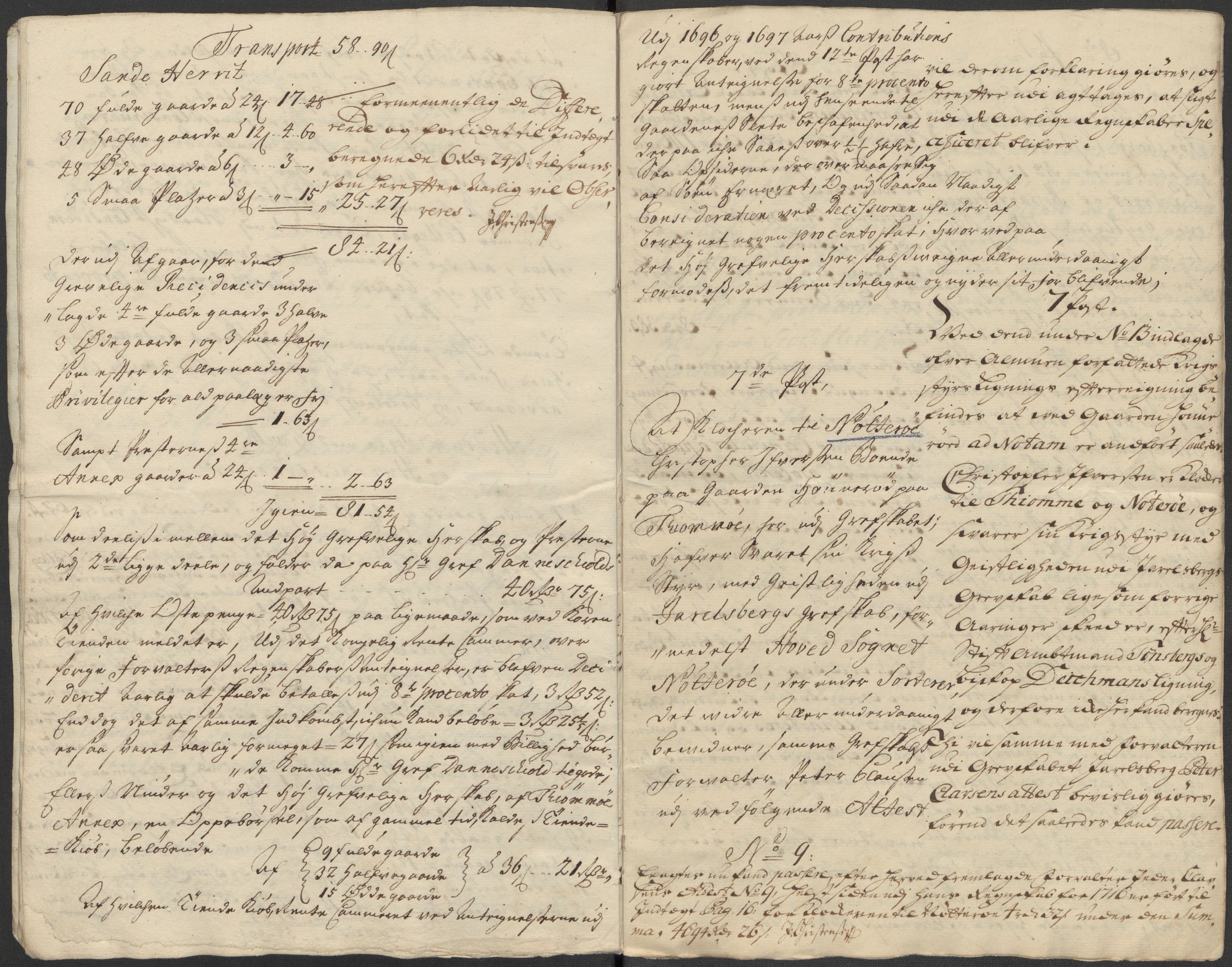 Rentekammeret inntil 1814, Reviderte regnskaper, Fogderegnskap, RA/EA-4092/R33/L1987: Fogderegnskap Larvik grevskap, 1716-1717, p. 287