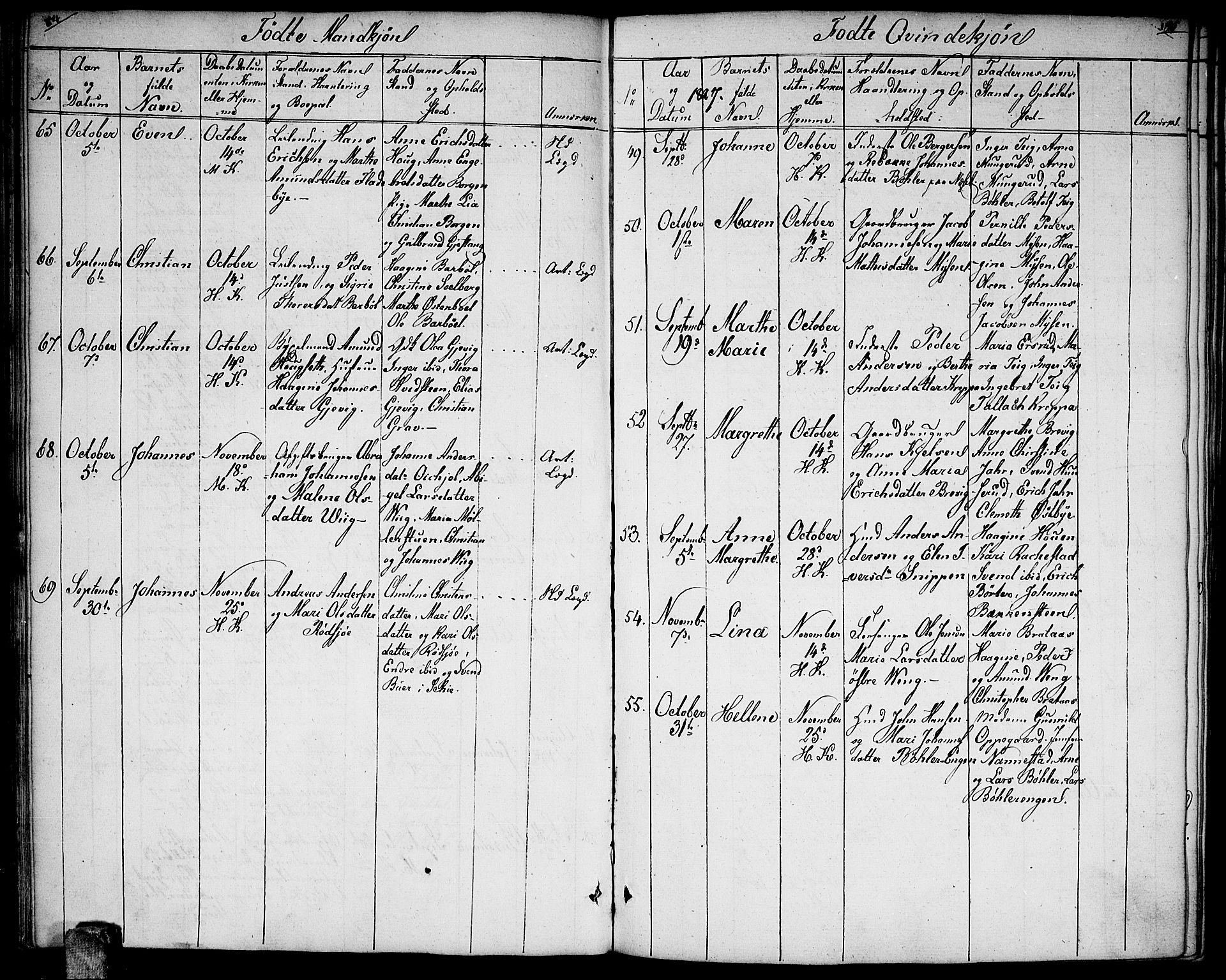 Enebakk prestekontor Kirkebøker, AV/SAO-A-10171c/F/Fa/L0007: Parish register (official) no. I 7, 1823-1832, p. 84-85