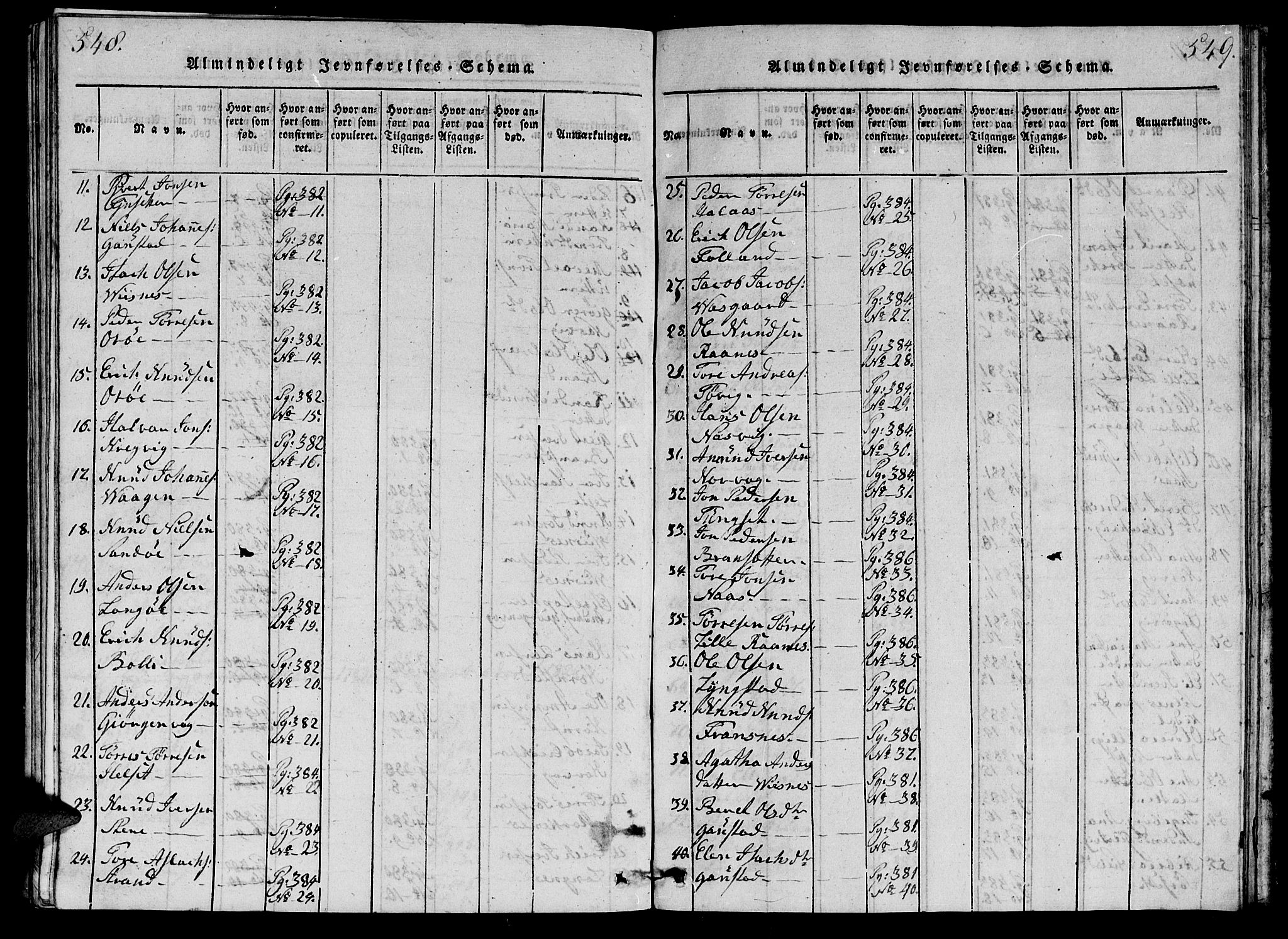 Ministerialprotokoller, klokkerbøker og fødselsregistre - Møre og Romsdal, SAT/A-1454/570/L0831: Parish register (official) no. 570A05, 1819-1829, p. 548-549