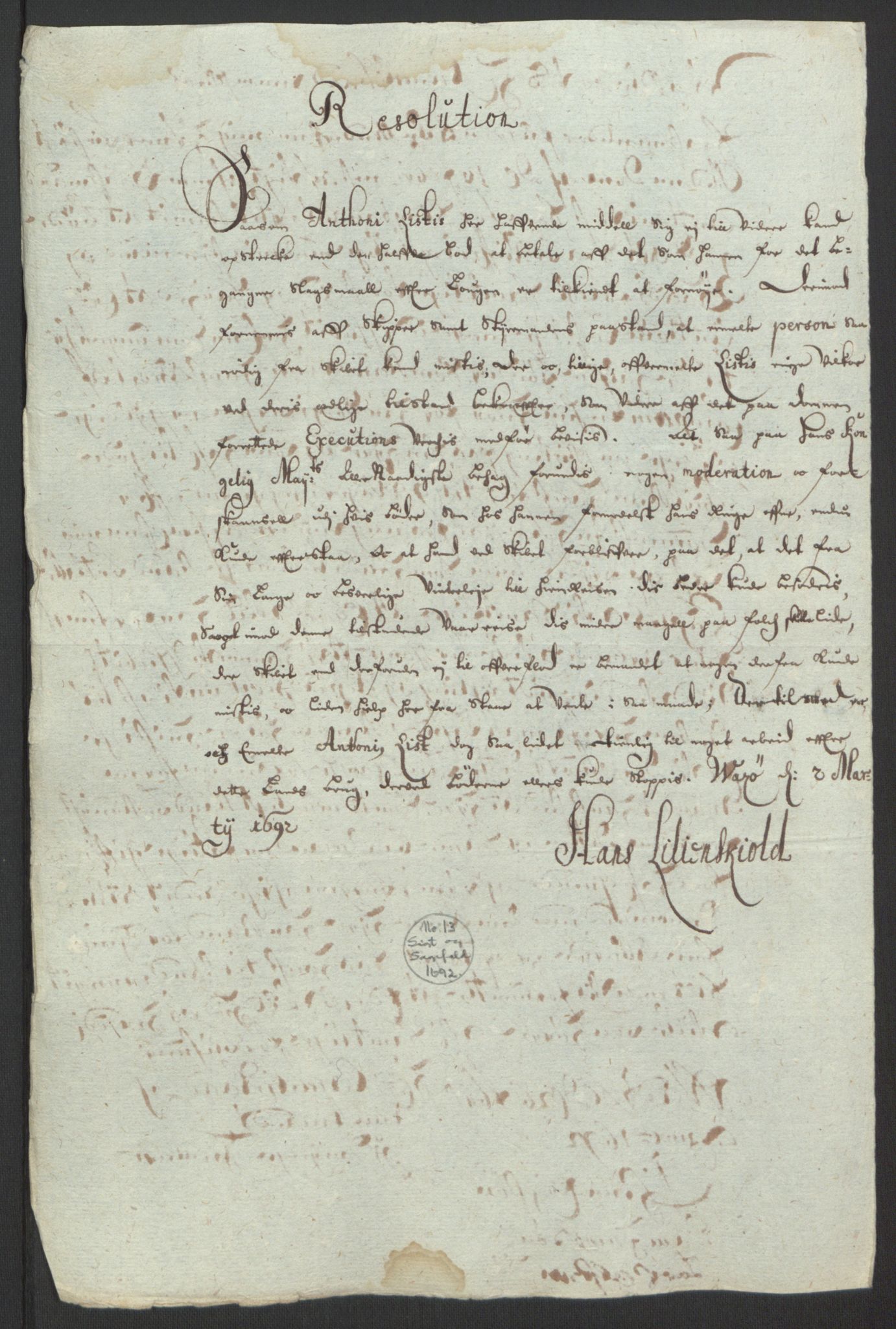 Rentekammeret inntil 1814, Reviderte regnskaper, Fogderegnskap, AV/RA-EA-4092/R69/L4851: Fogderegnskap Finnmark/Vardøhus, 1691-1700, p. 203