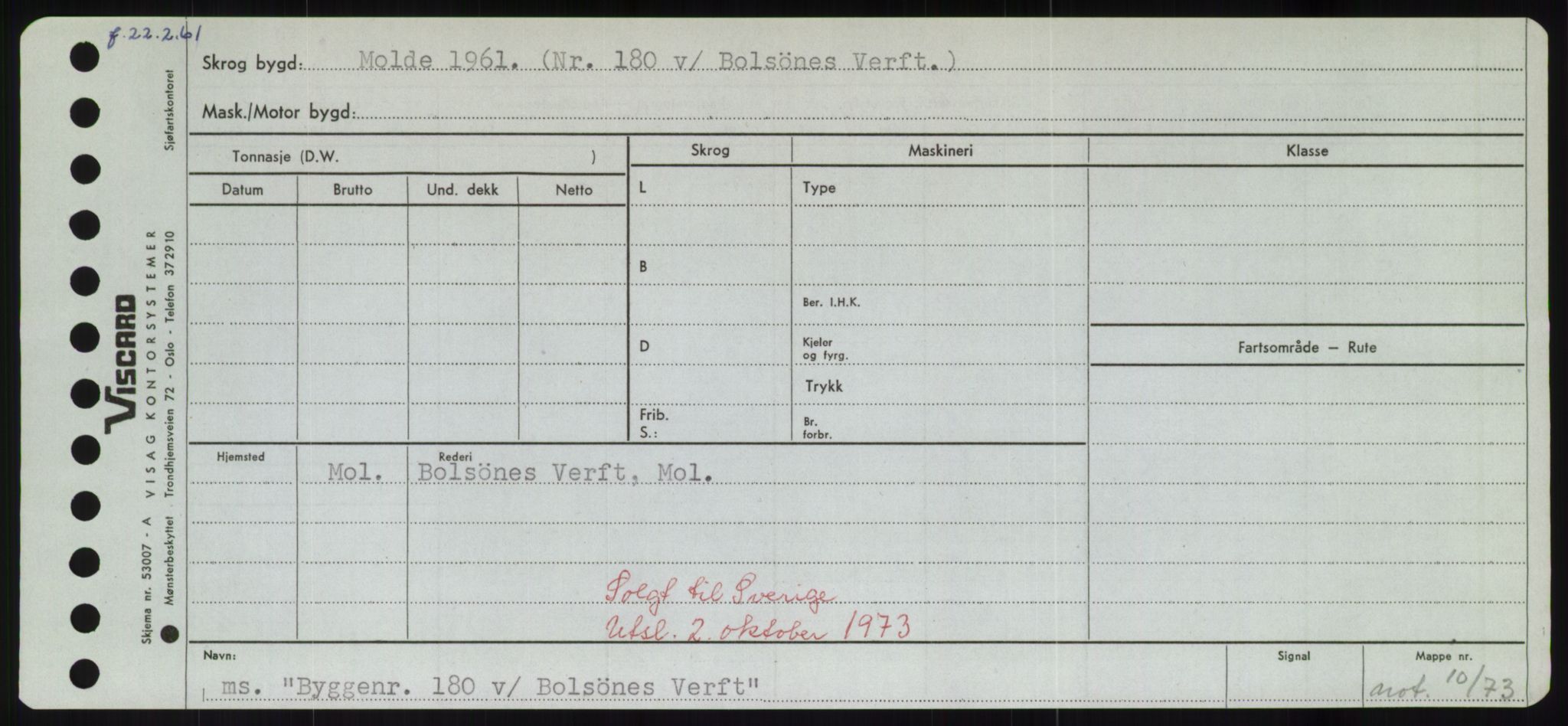 Sjøfartsdirektoratet med forløpere, Skipsmålingen, RA/S-1627/H/Hd/L0006: Fartøy, Byg-Båt, p. 37