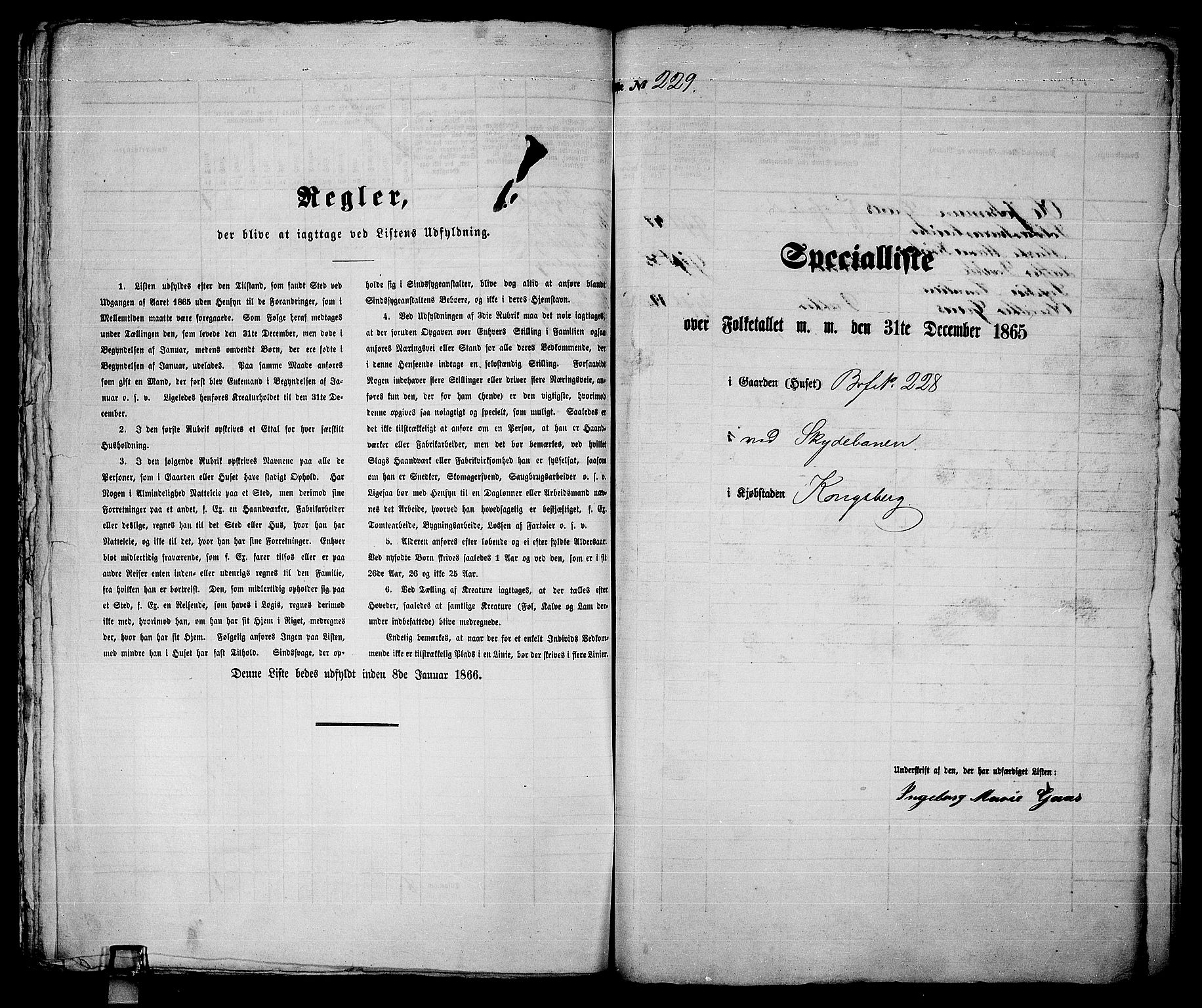 RA, 1865 census for Kongsberg/Kongsberg, 1865, p. 470