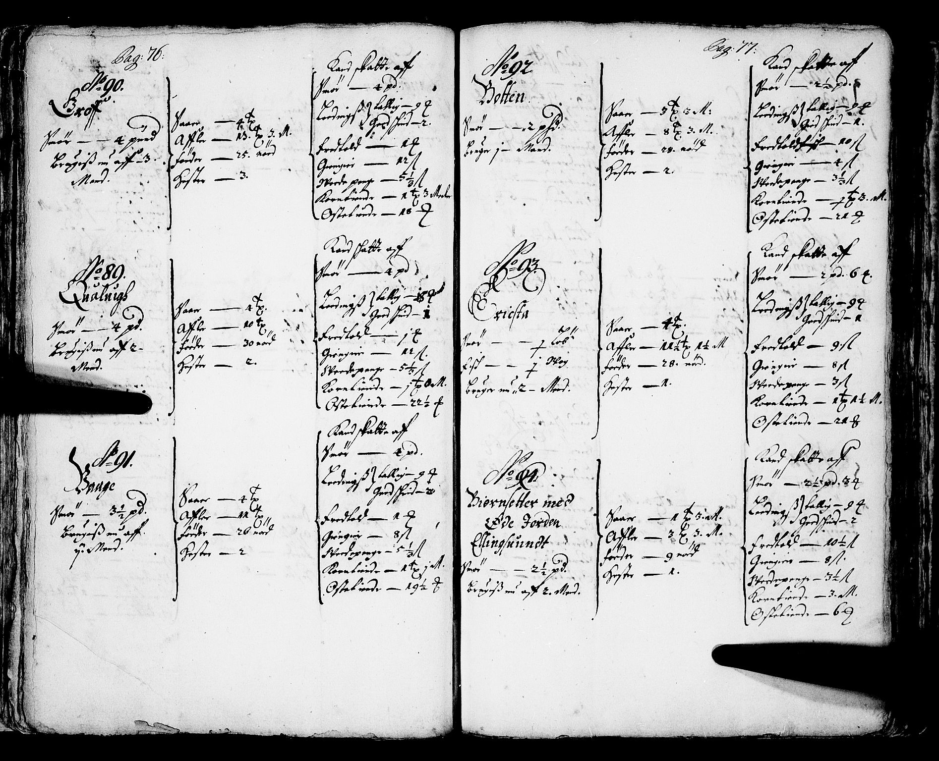 Rentekammeret inntil 1814, Realistisk ordnet avdeling, AV/RA-EA-4070/N/Nb/Nba/L0043: Sunnfjord fogderi, 1667, p. 76-77