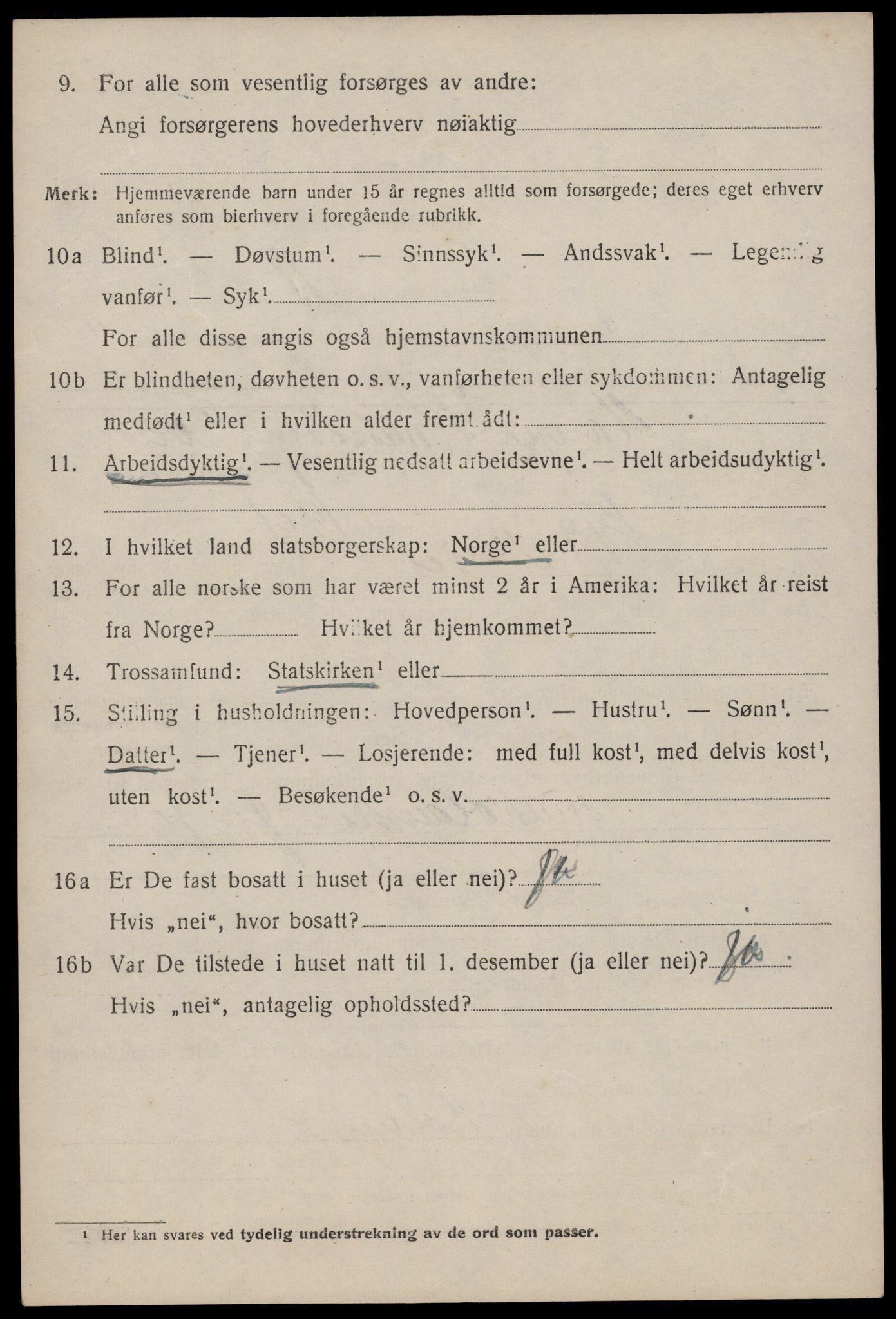 SAKO, 1920 census for Vinje, 1920, p. 3878