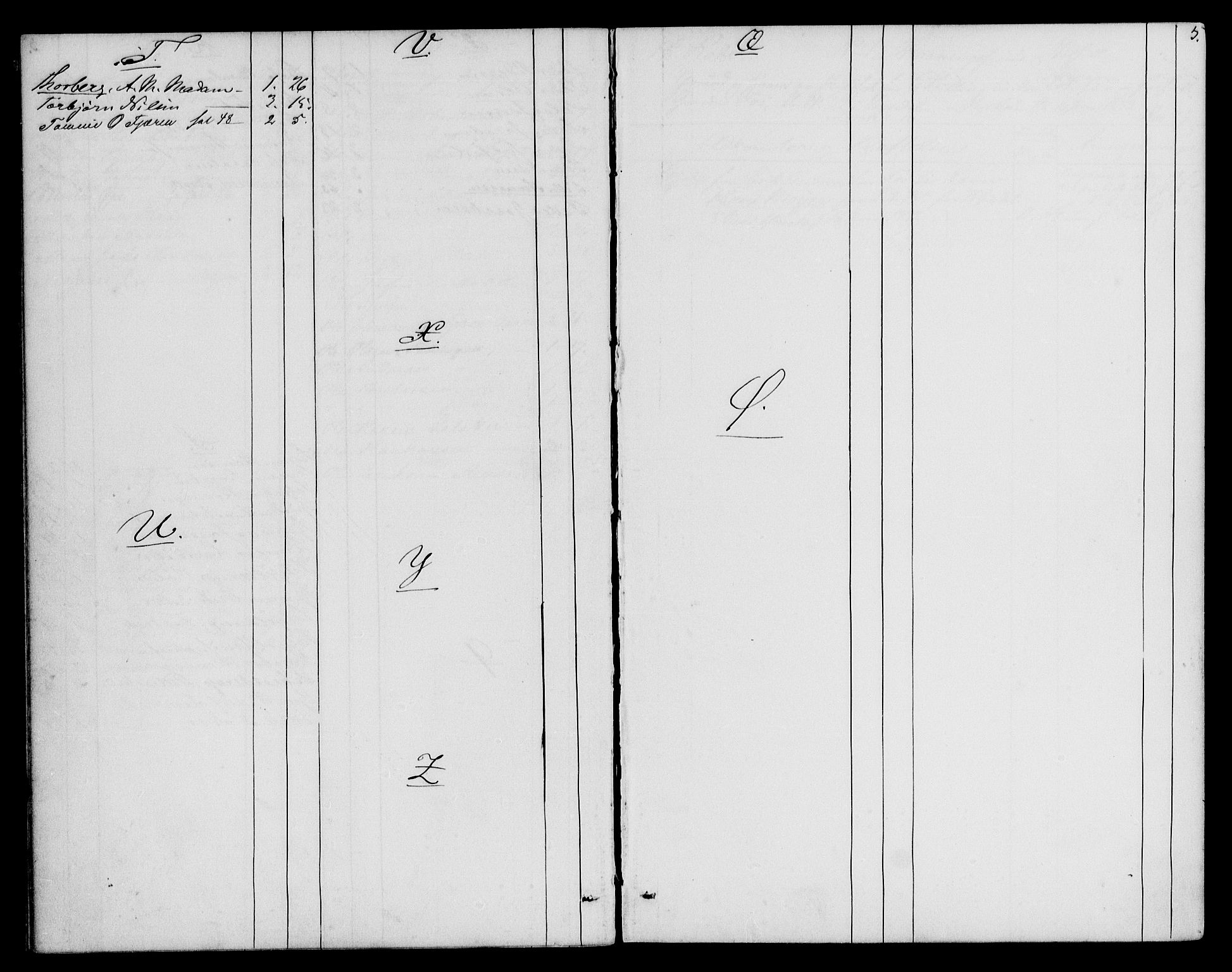 Indre Sogn tingrett, SAB/A-3301/1/G/Ga/Gaa/L0028: Mortgage register no. II.A.a.28, 1850-1890, p. 5