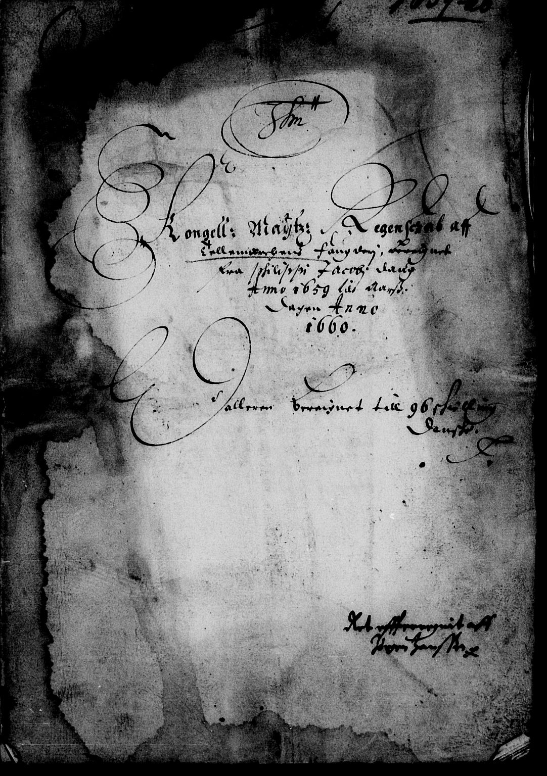 Rentekammeret inntil 1814, Reviderte regnskaper, Lensregnskaper, AV/RA-EA-5023/R/Rb/Rbp/L0046: Bratsberg len, 1658-1660