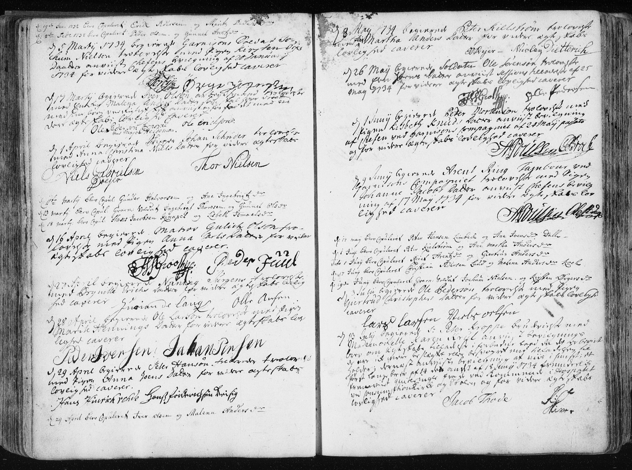 Ministerialprotokoller, klokkerbøker og fødselsregistre - Sør-Trøndelag, AV/SAT-A-1456/601/L0036: Parish register (official) no. 601A04, 1729-1769
