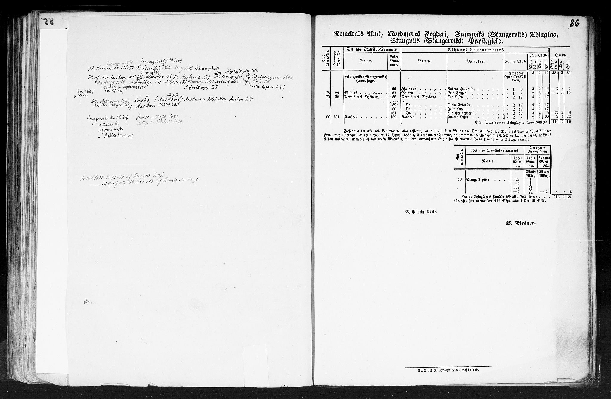 Rygh, RA/PA-0034/F/Fb/L0013: Matrikkelen for 1838 - Romsdal amt (Møre og Romsdal fylke), 1838, p. 86