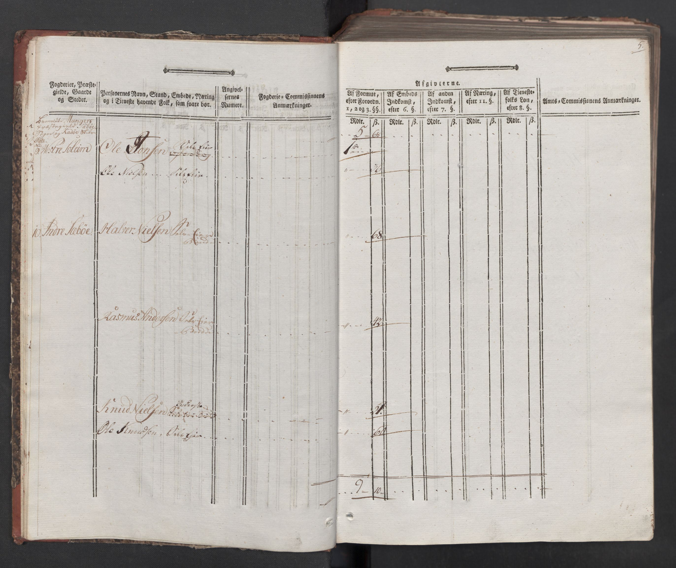 Rentekammeret inntil 1814, Reviderte regnskaper, Mindre regnskaper, AV/RA-EA-4068/Rf/Rfe/L0029: Nordhordland og Voss fogderi, 1789, p. 6