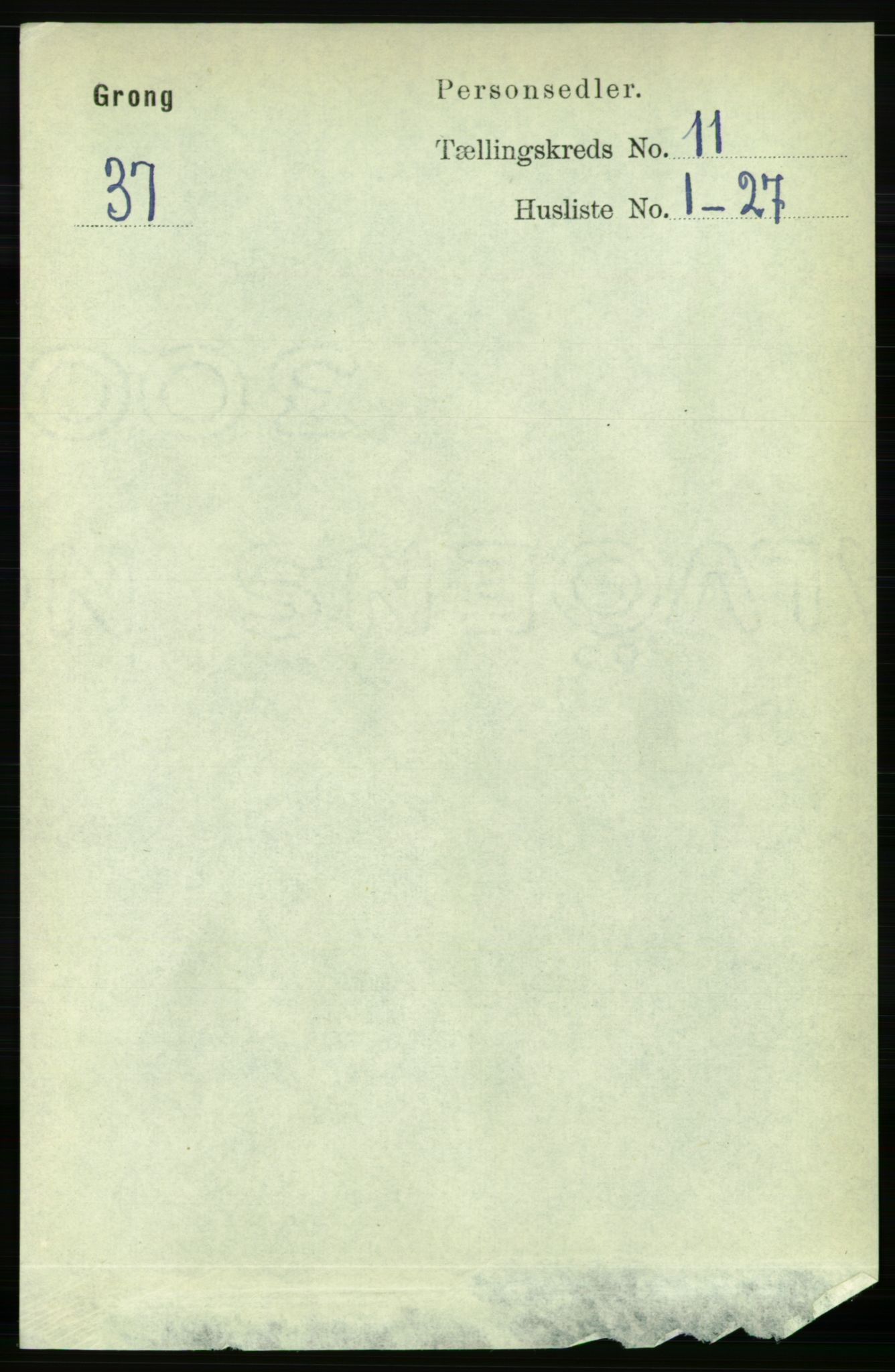 RA, 1891 census for 1742 Grong, 1891, p. 4079