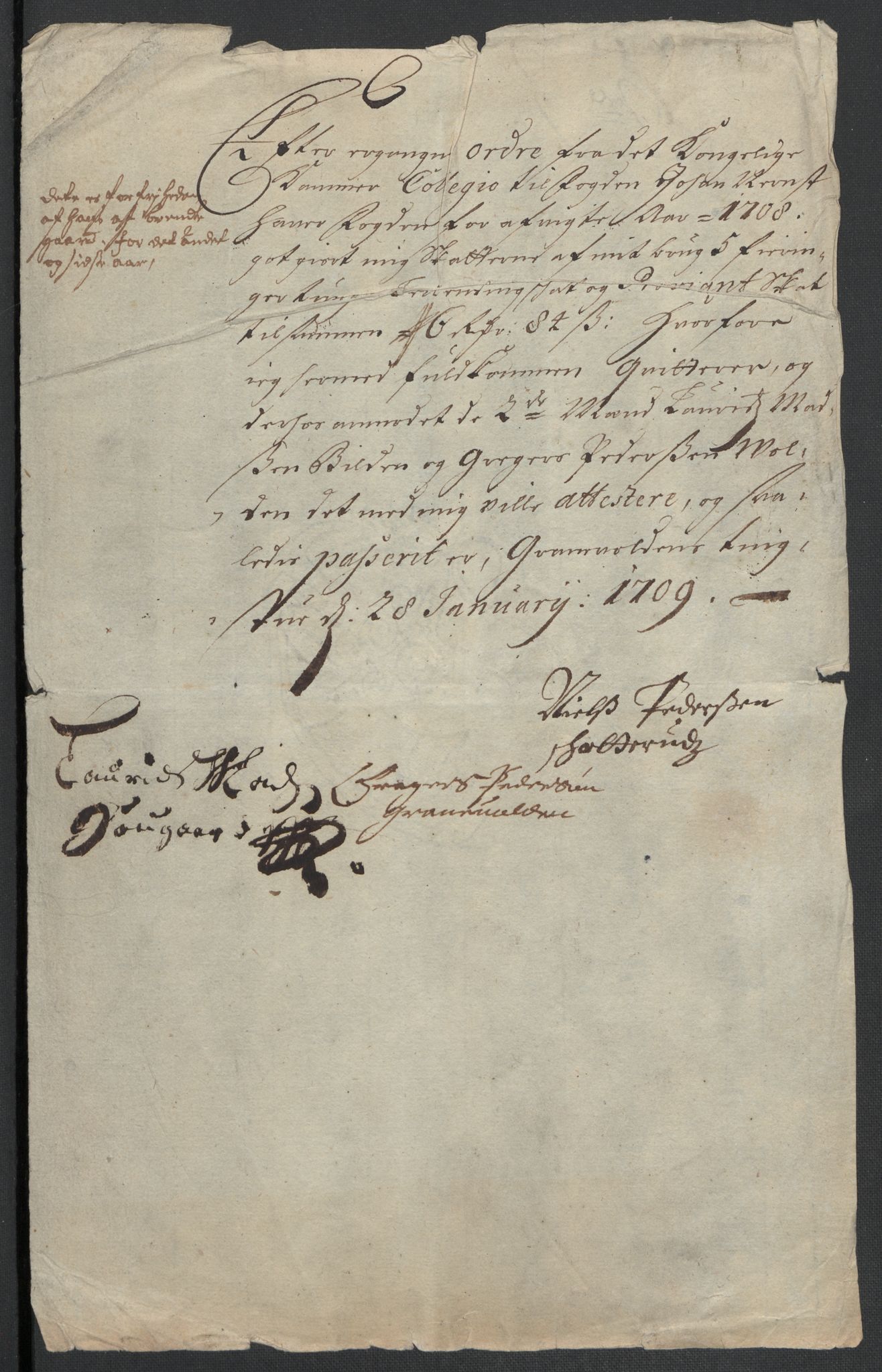 Rentekammeret inntil 1814, Reviderte regnskaper, Fogderegnskap, AV/RA-EA-4092/R18/L1305: Fogderegnskap Hadeland, Toten og Valdres, 1707-1708, p. 549