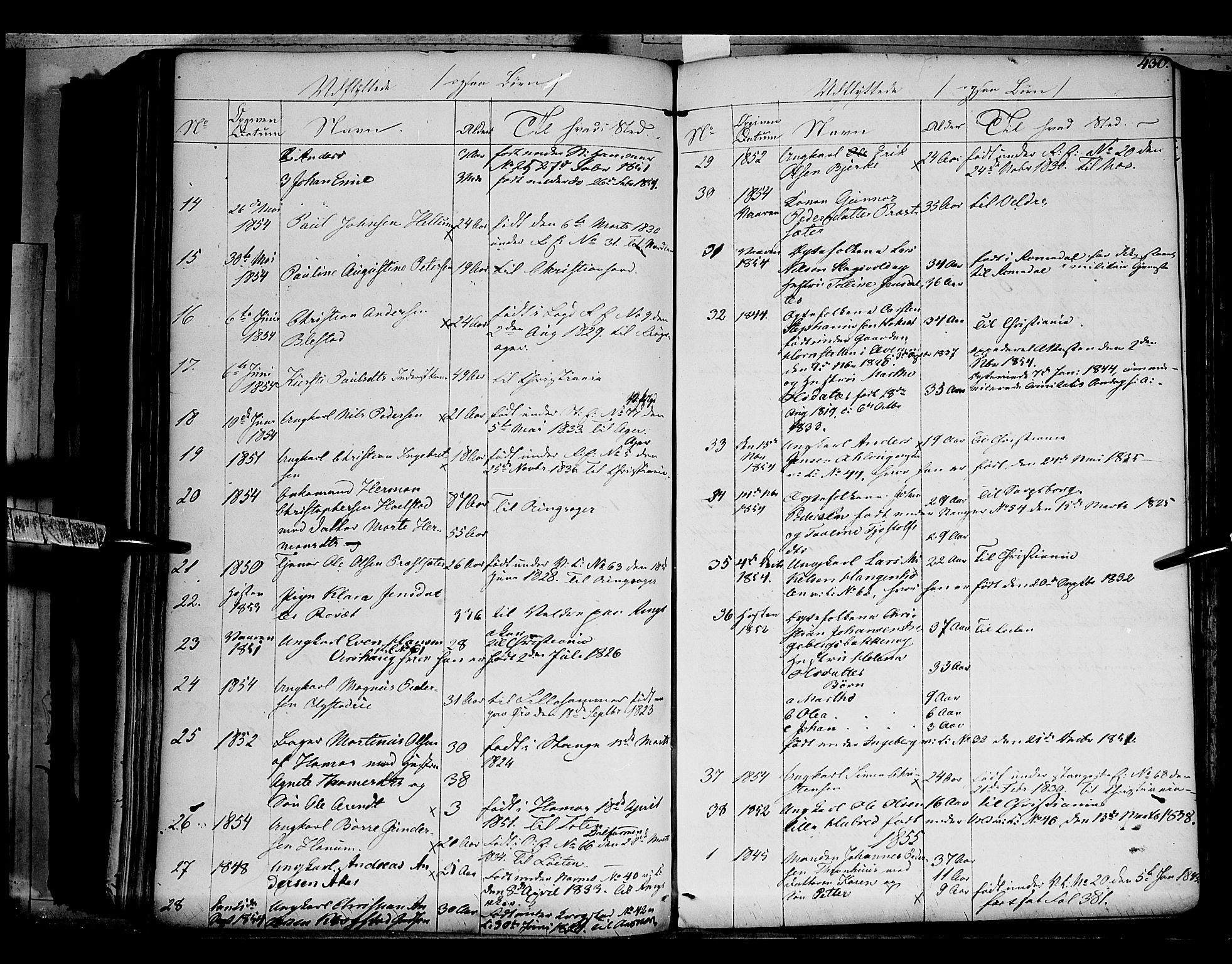 Vang prestekontor, Hedmark, AV/SAH-PREST-008/H/Ha/Haa/L0010: Parish register (official) no. 10, 1841-1855, p. 430