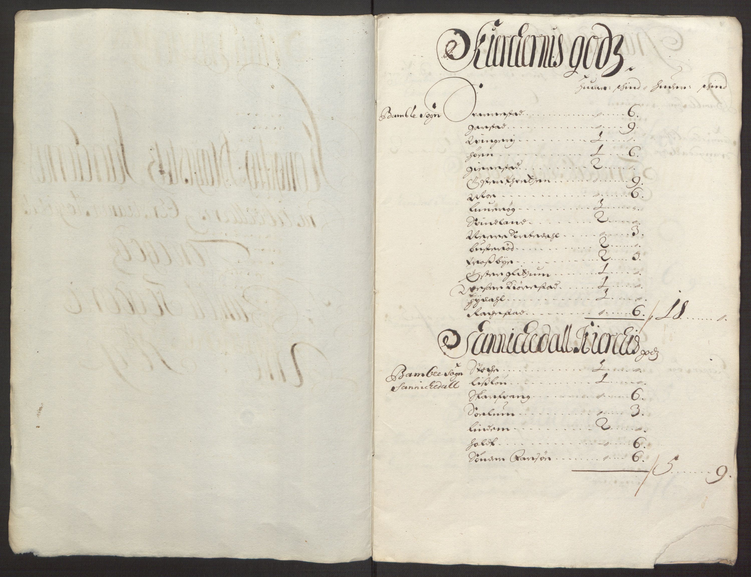Rentekammeret inntil 1814, Reviderte regnskaper, Fogderegnskap, RA/EA-4092/R34/L2052: Fogderegnskap Bamble, 1692-1693, p. 241