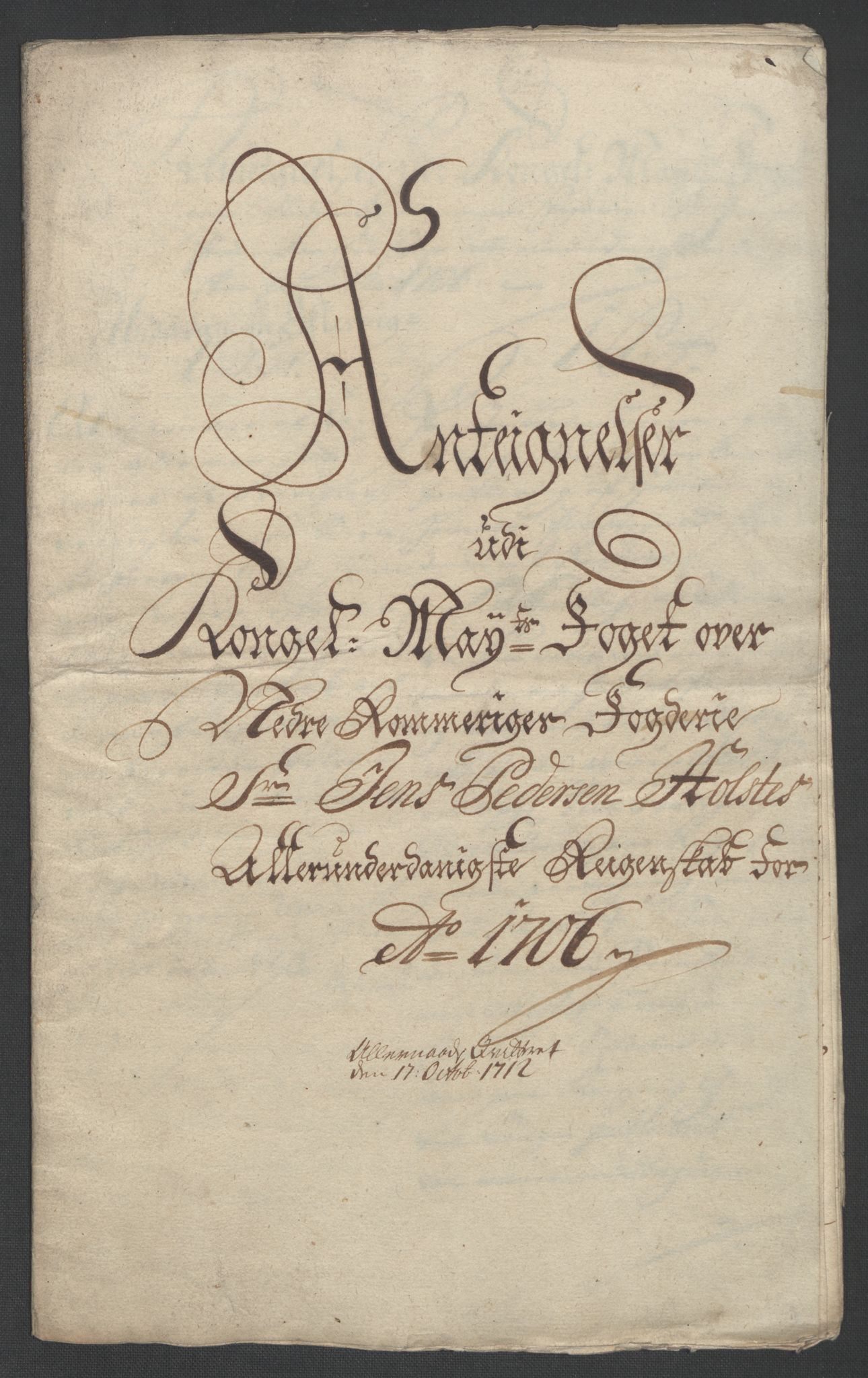 Rentekammeret inntil 1814, Reviderte regnskaper, Fogderegnskap, RA/EA-4092/R11/L0590: Fogderegnskap Nedre Romerike, 1706-1707, p. 165