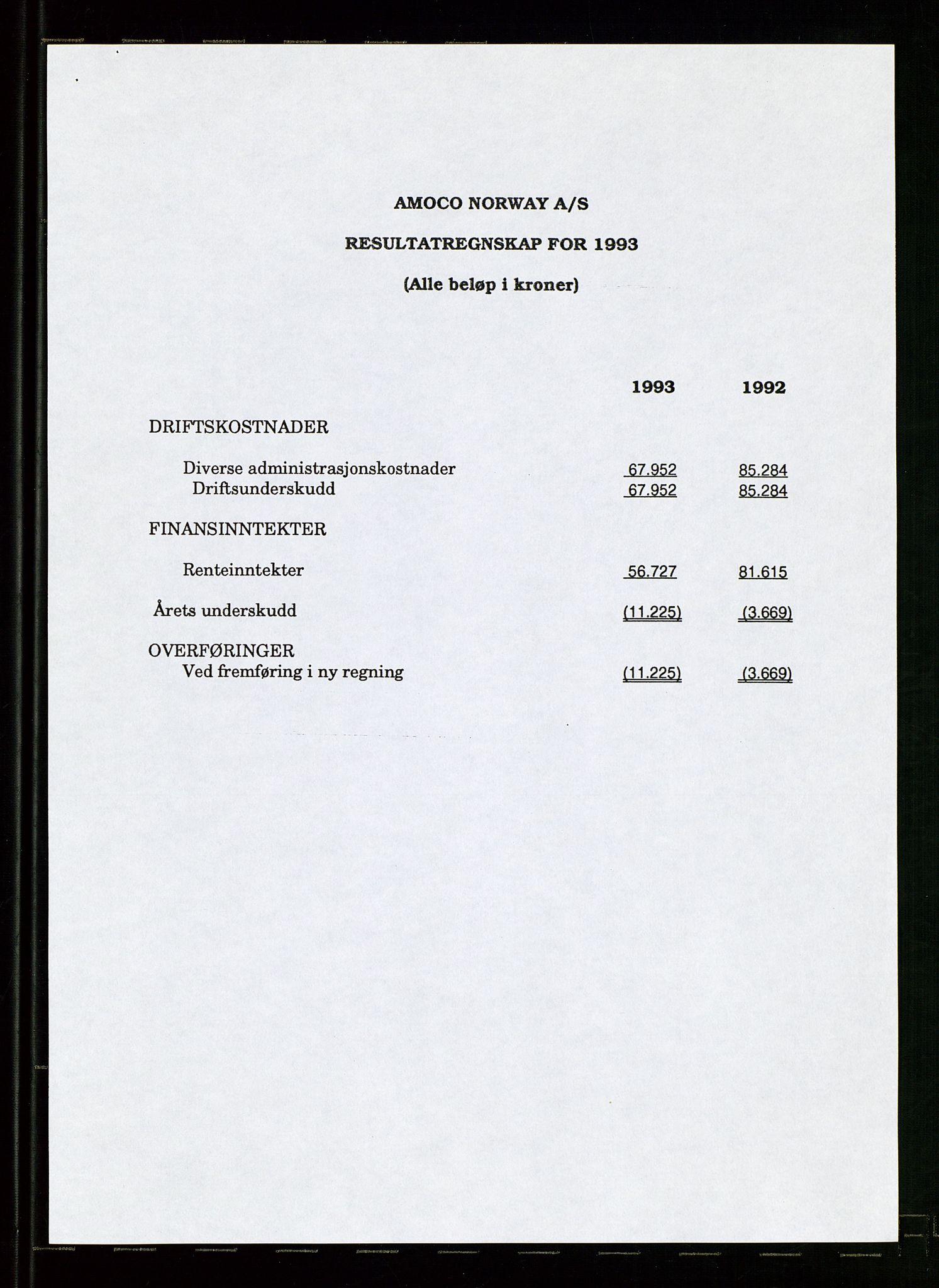 Pa 1740 - Amoco Norway Oil Company, AV/SAST-A-102405/22/A/Aa/L0001: Styreprotokoller og sakspapirer, 1965-1999, p. 109