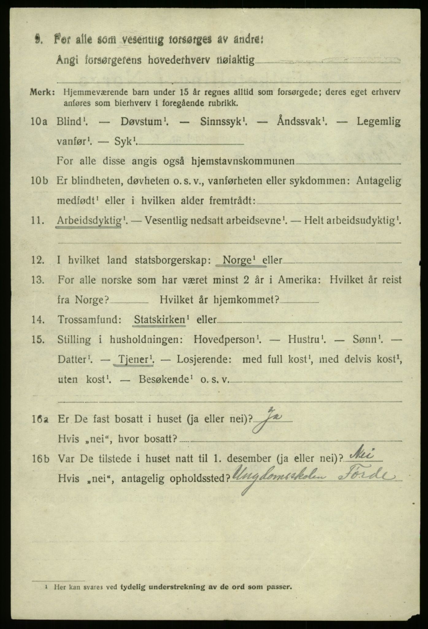 SAB, 1920 census for Kinn, 1920, p. 11134