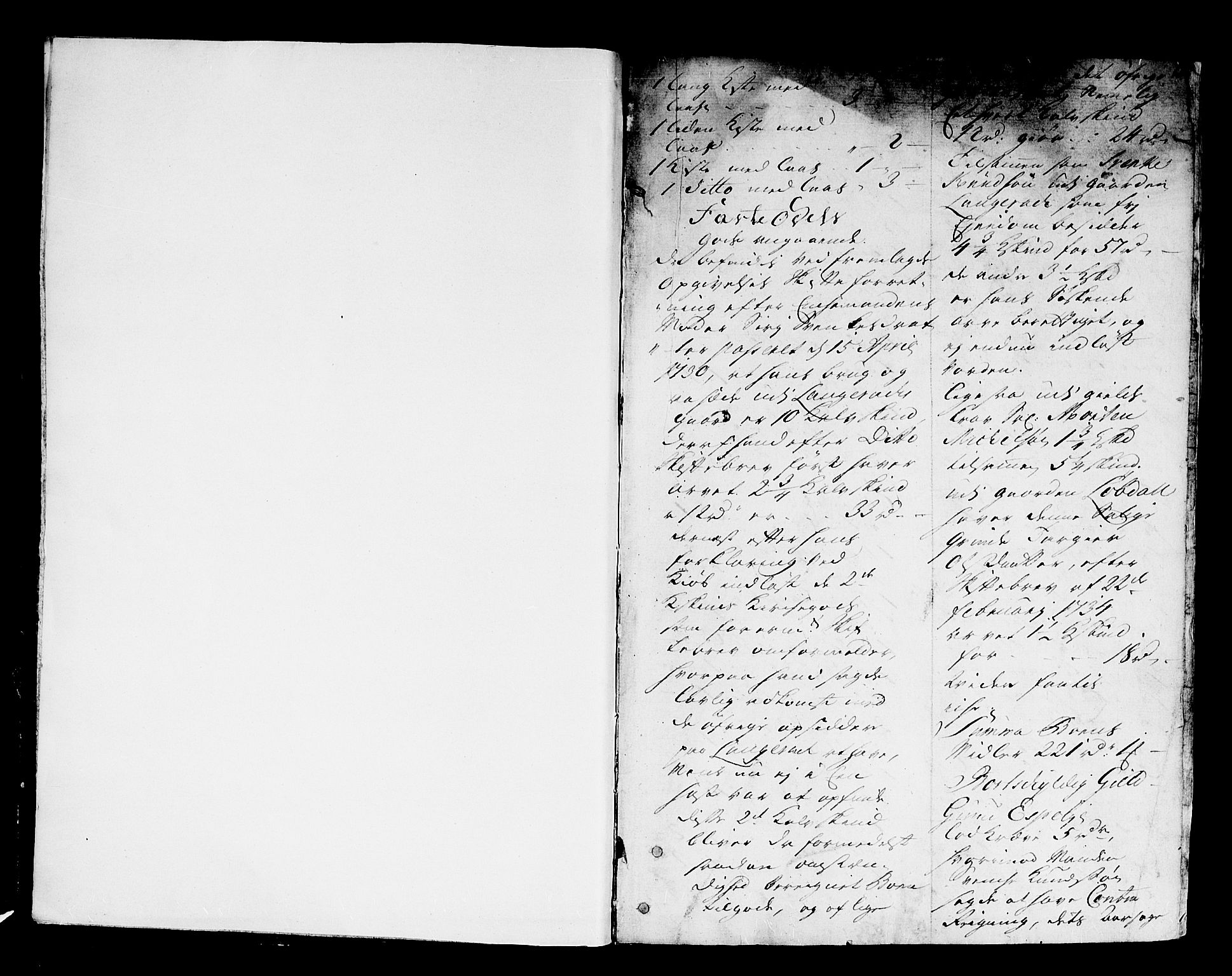 Setesdal sorenskriveri, SAK/1221-0011/H/Hc/L0005: Skifteprotokoll nr 5 med register, 1736-1744, p. 12b-13a