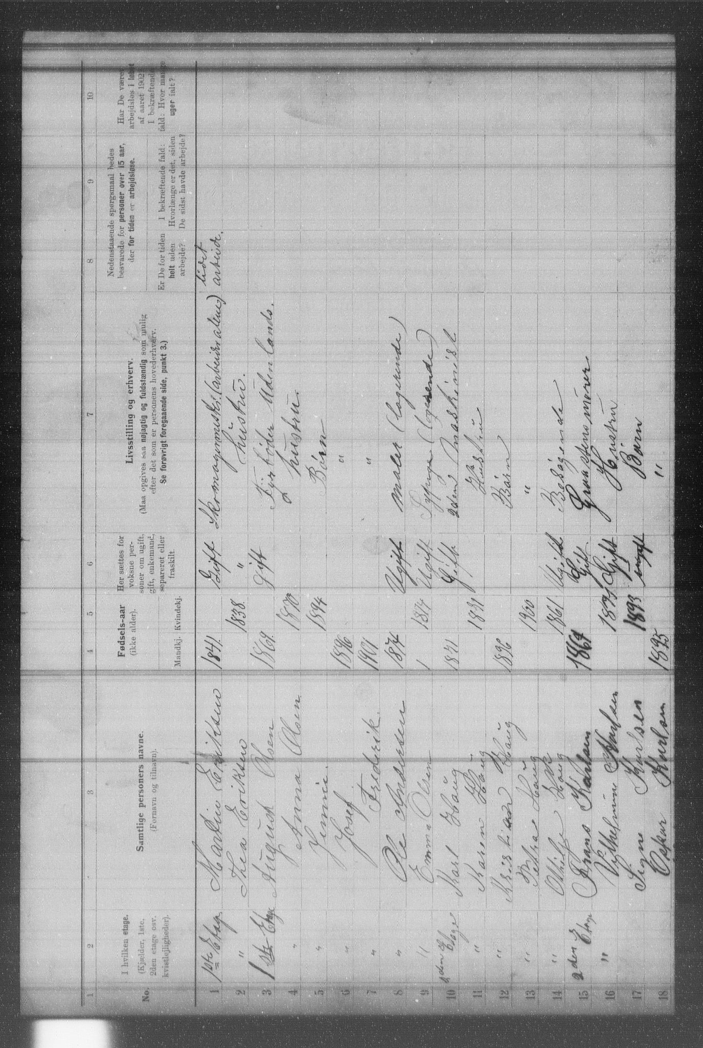 OBA, Municipal Census 1902 for Kristiania, 1902, p. 12338