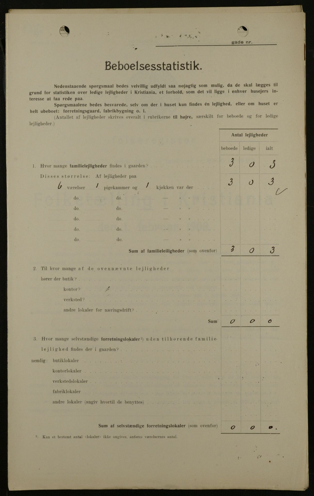 OBA, Municipal Census 1908 for Kristiania, 1908, p. 20904