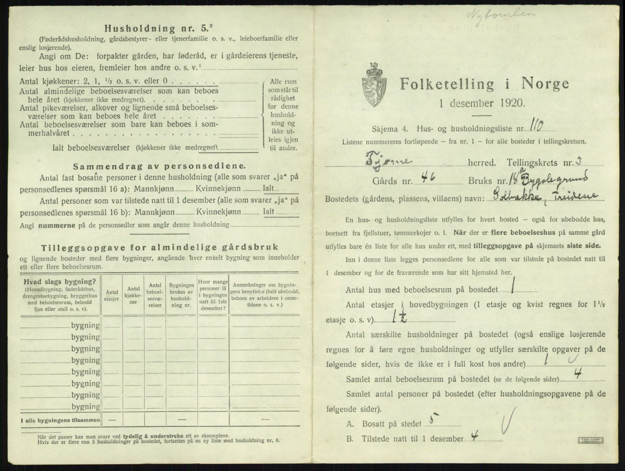 SAKO, 1920 census for Tjøme, 1920, p. 1128