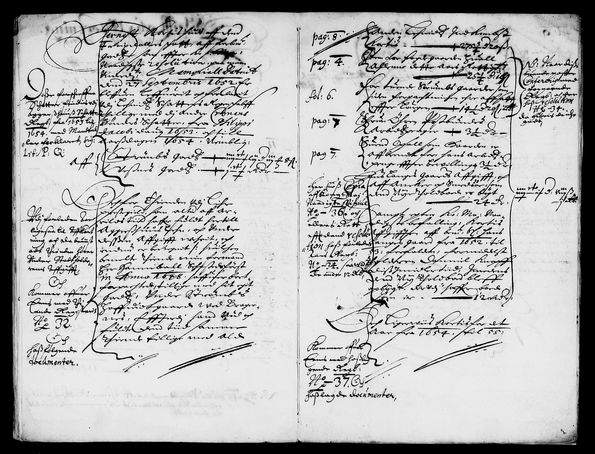 Rentekammeret inntil 1814, Reviderte regnskaper, Lensregnskaper, RA/EA-5023/R/Rb/Rba/L0226: Akershus len, 1653-1656