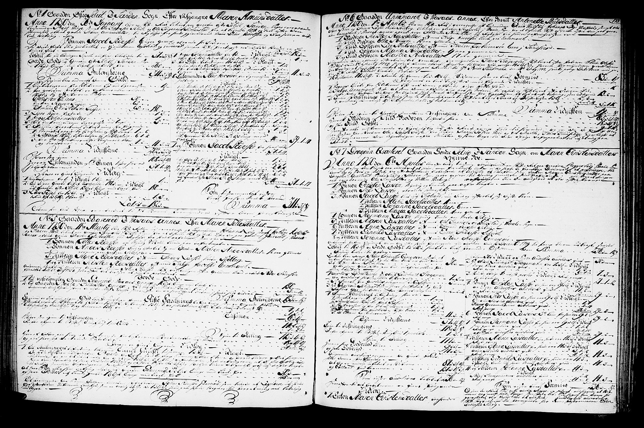 Nordre Jarlsberg sorenskriveri, AV/SAKO-A-80/H/Hc/L0008: Skifteprotokoll, 1745-1752, p. 172b-173a