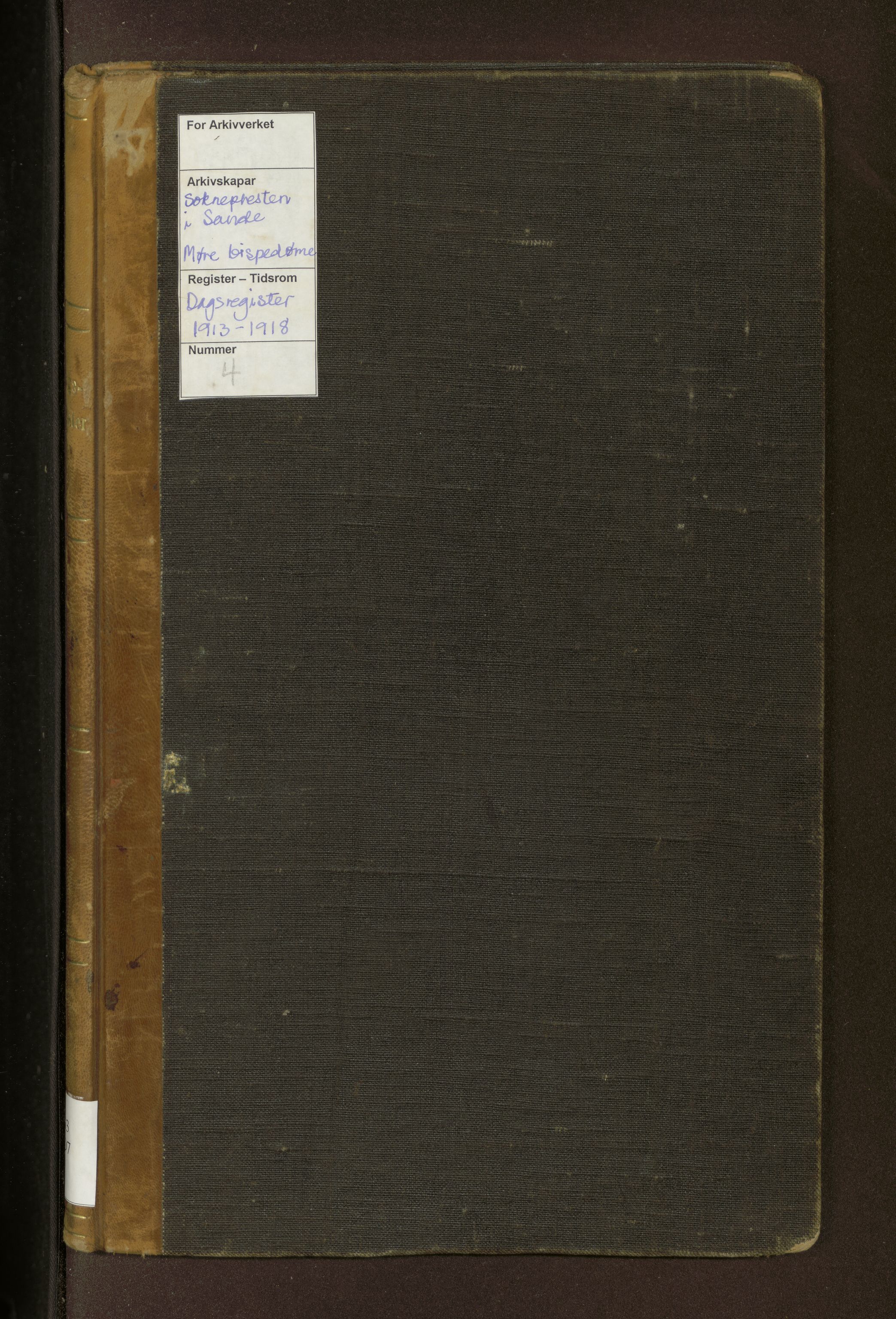 Ministerialprotokoller, klokkerbøker og fødselsregistre - Møre og Romsdal, SAT/A-1454/503/L0039: Diary records no. 503---, 1913-1918