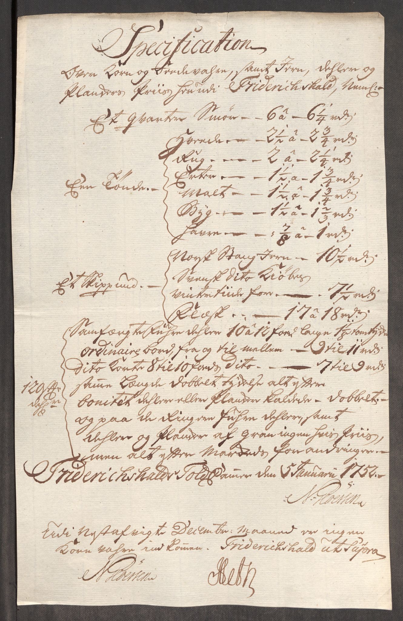 Rentekammeret inntil 1814, Realistisk ordnet avdeling, AV/RA-EA-4070/Oe/L0004: [Ø1]: Priskuranter, 1749-1752, p. 470